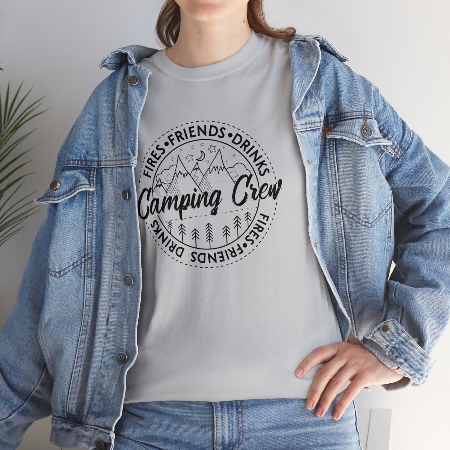 Camping Crew Unisex Heavy Cotton Tee