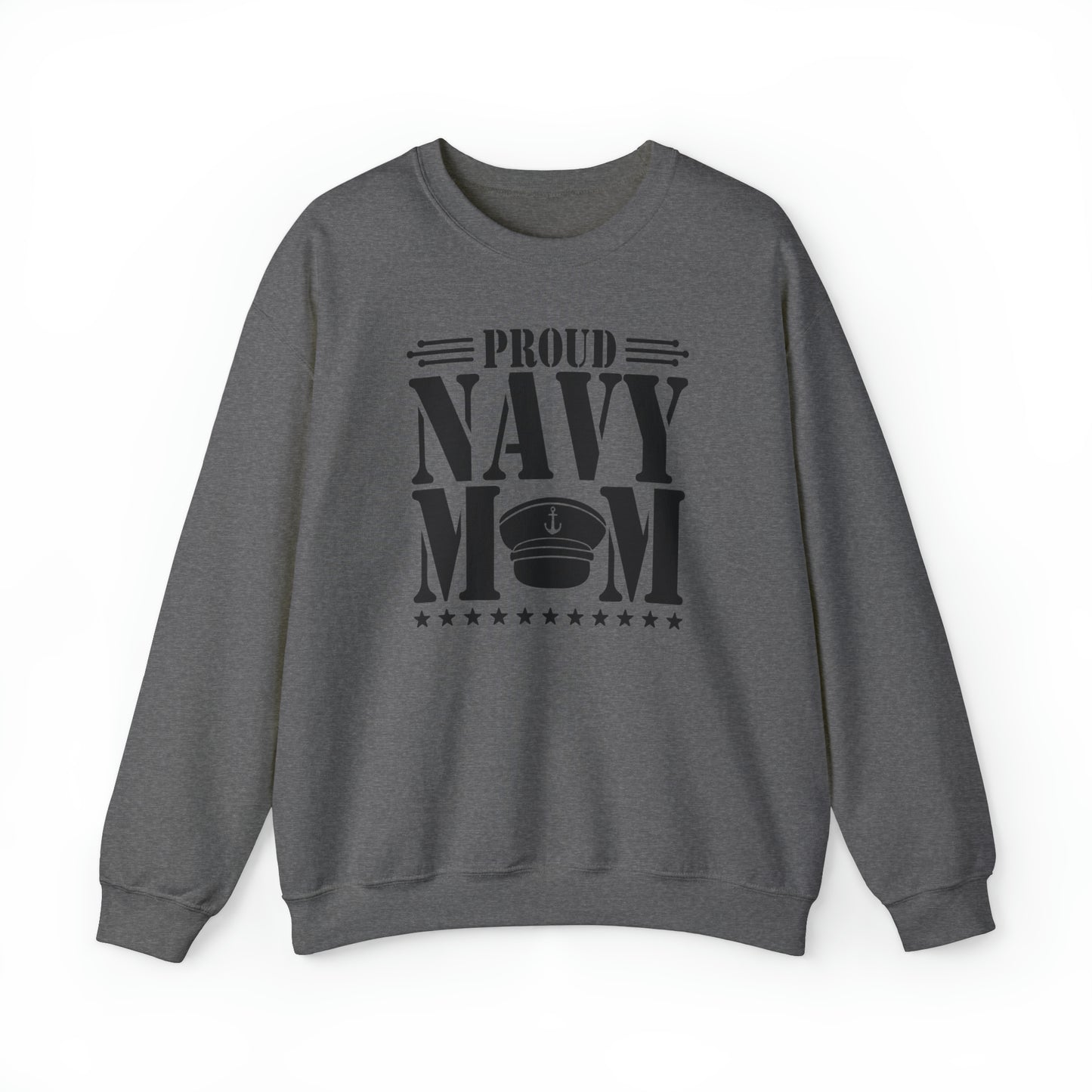 Proud Navy MOM Unisex Heavy Blend™ Crewneck Sweatshirt