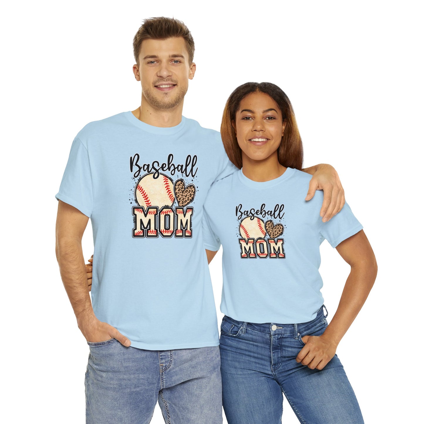 Baseball MOM shirt Unisex Heavy Cotton Tee