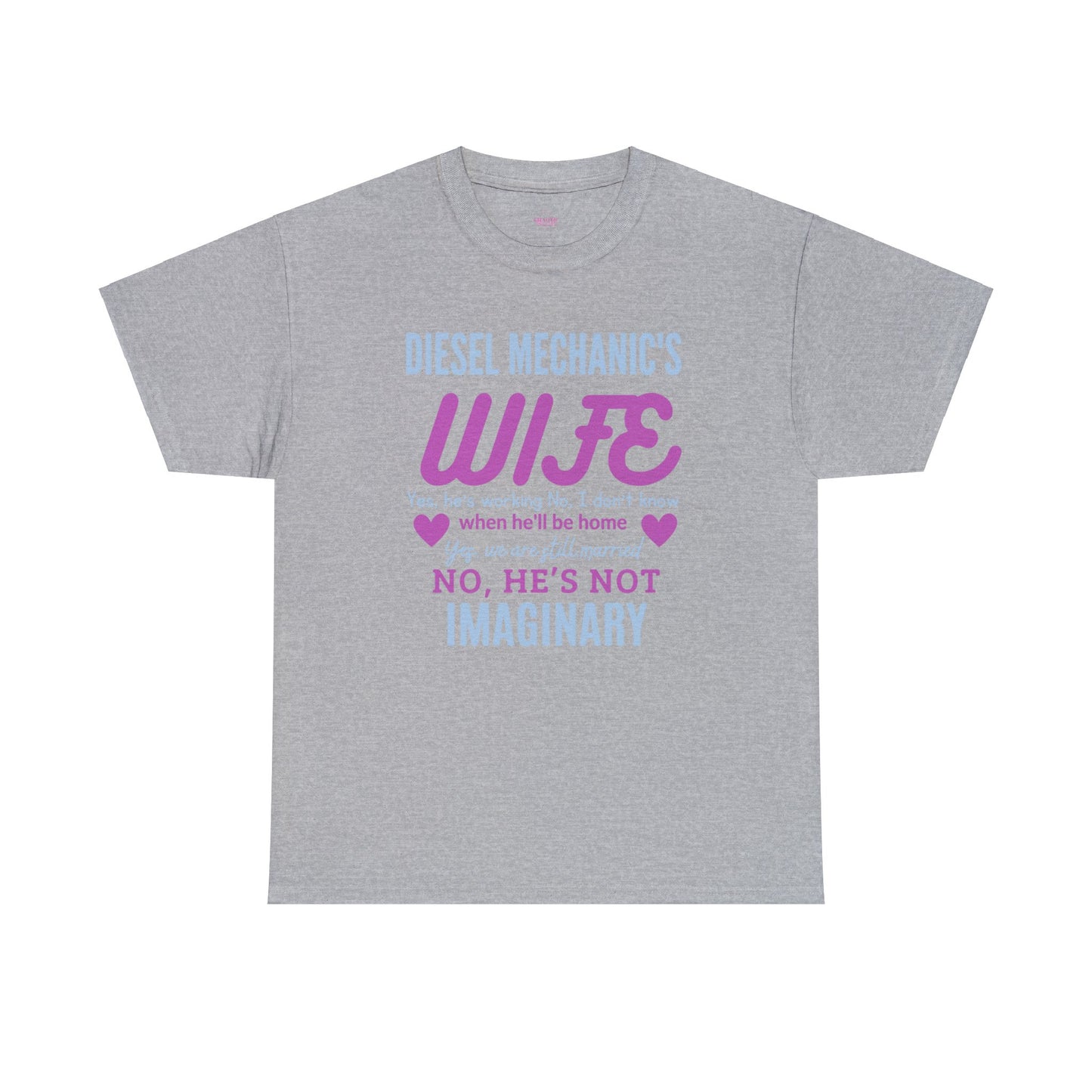 Diesel Mechanics Wife Unisex Heavy Cotton Tee