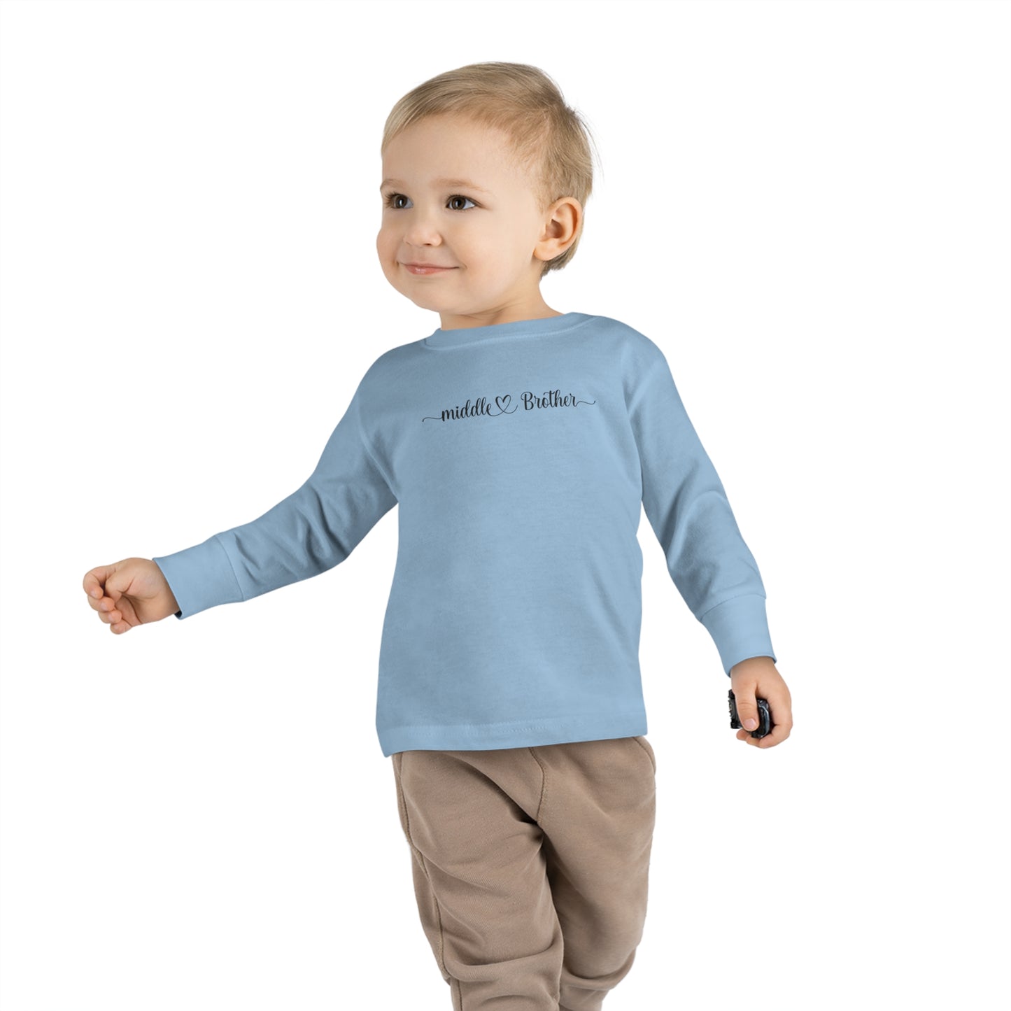 Middle Brother Toddler Long Sleeve Tee