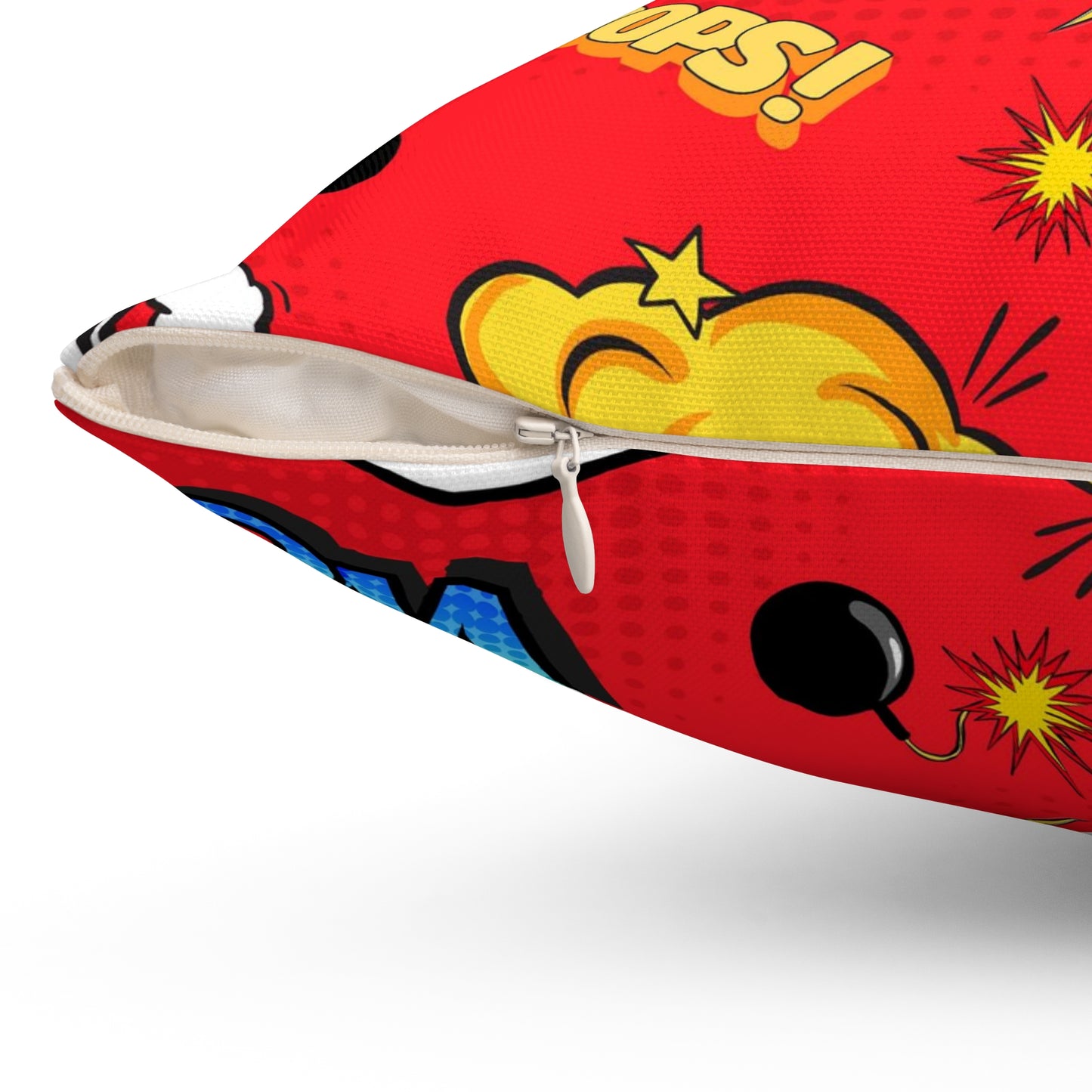 Super Heros Inspired Spun Polyester Square Pillow