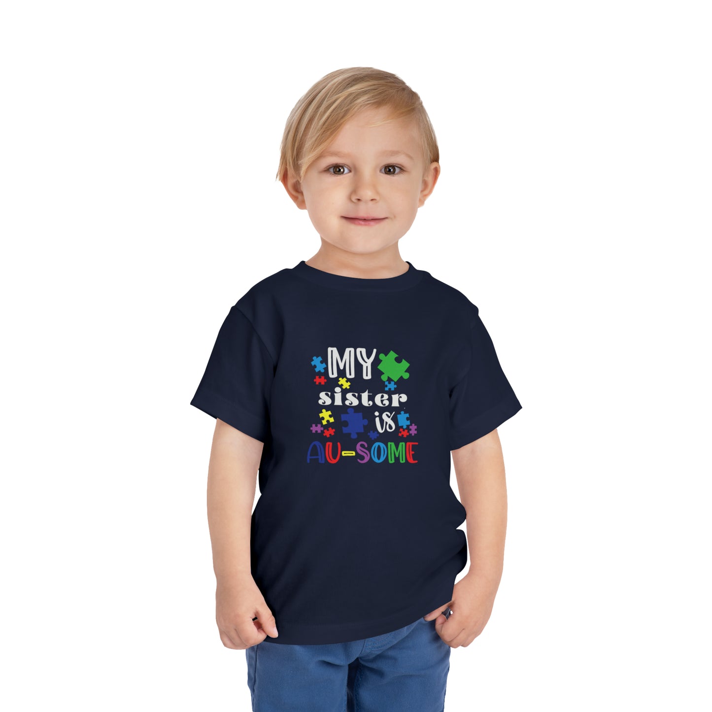 My Sister is Au-some Toddler Short Sleeve Tee