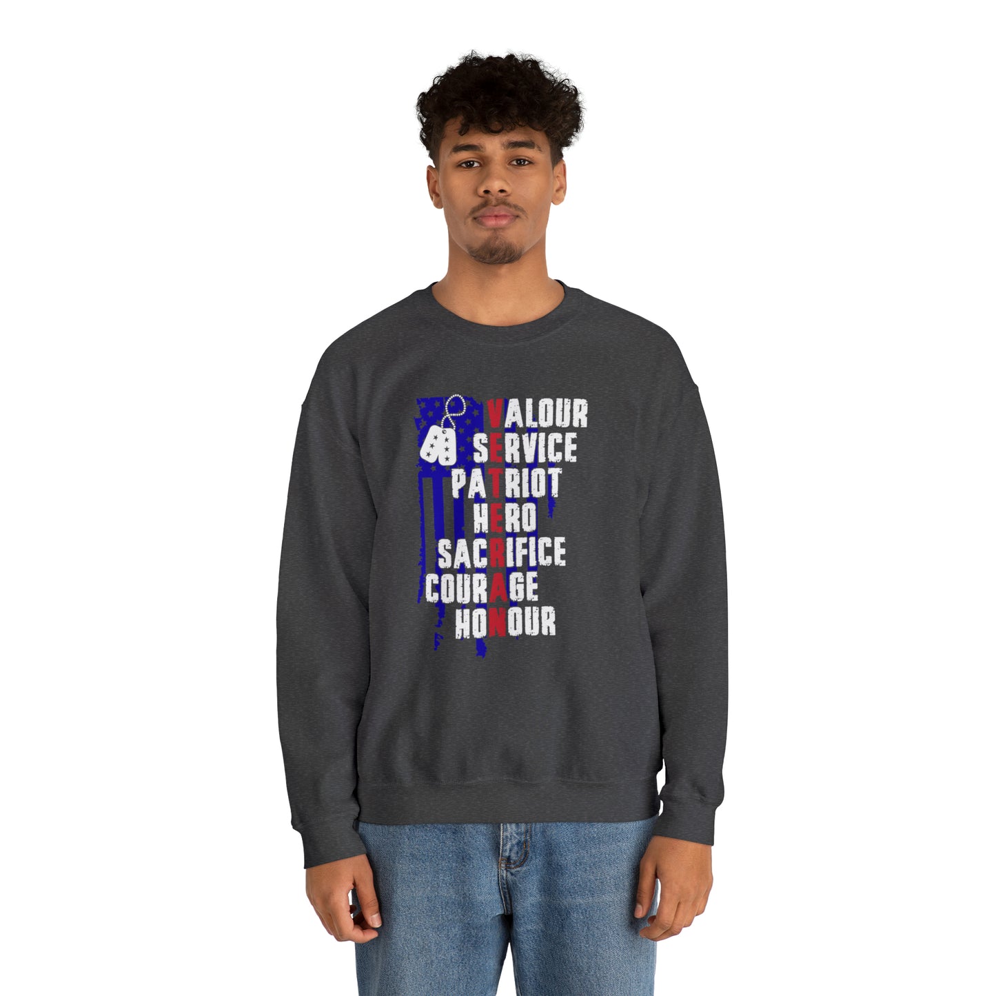 V.E.T.E.R.A.N Unisex Heavy Blend™ Crewneck Sweatshirt