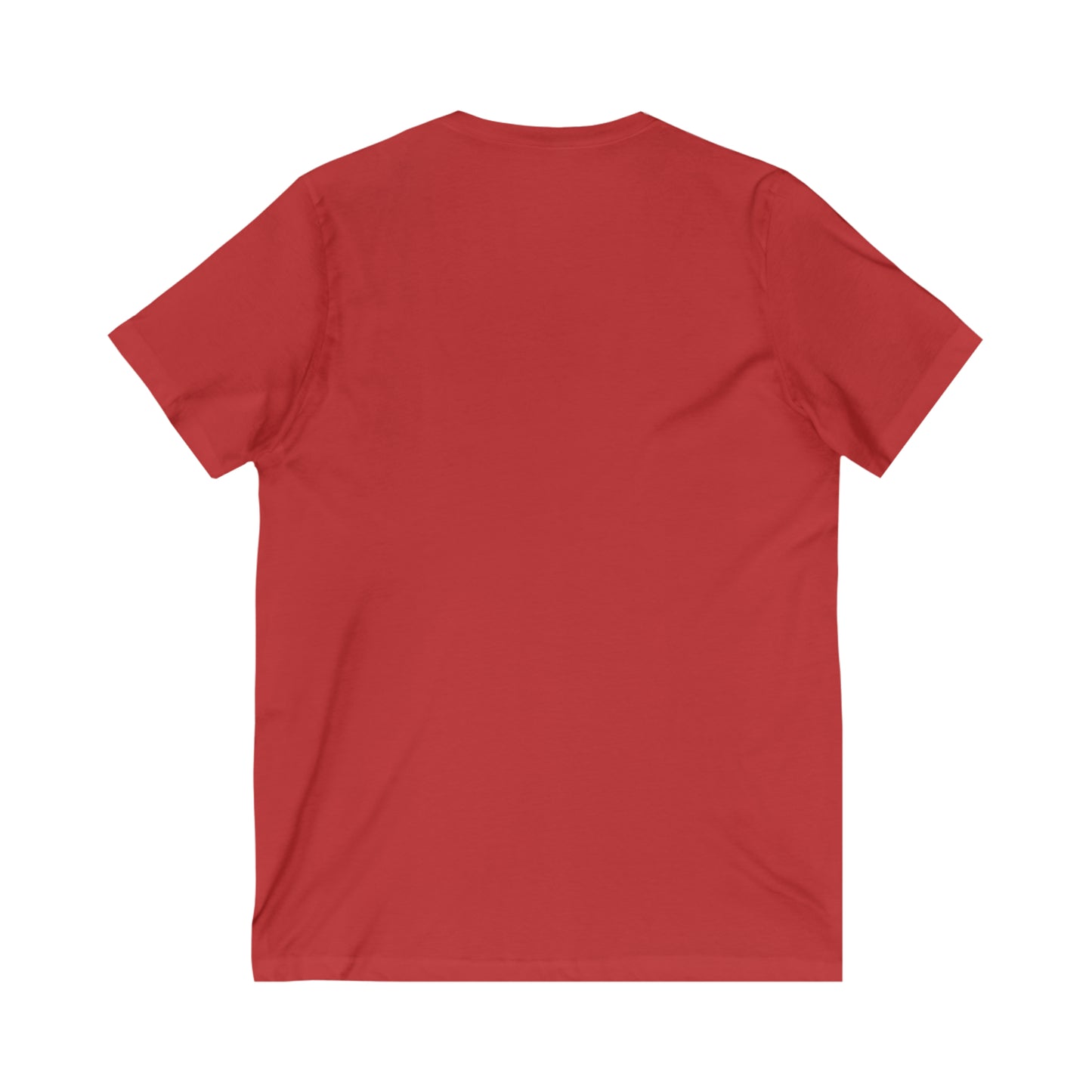 I maybe wrong... Unisex Jersey Short Sleeve V-Neck Tee