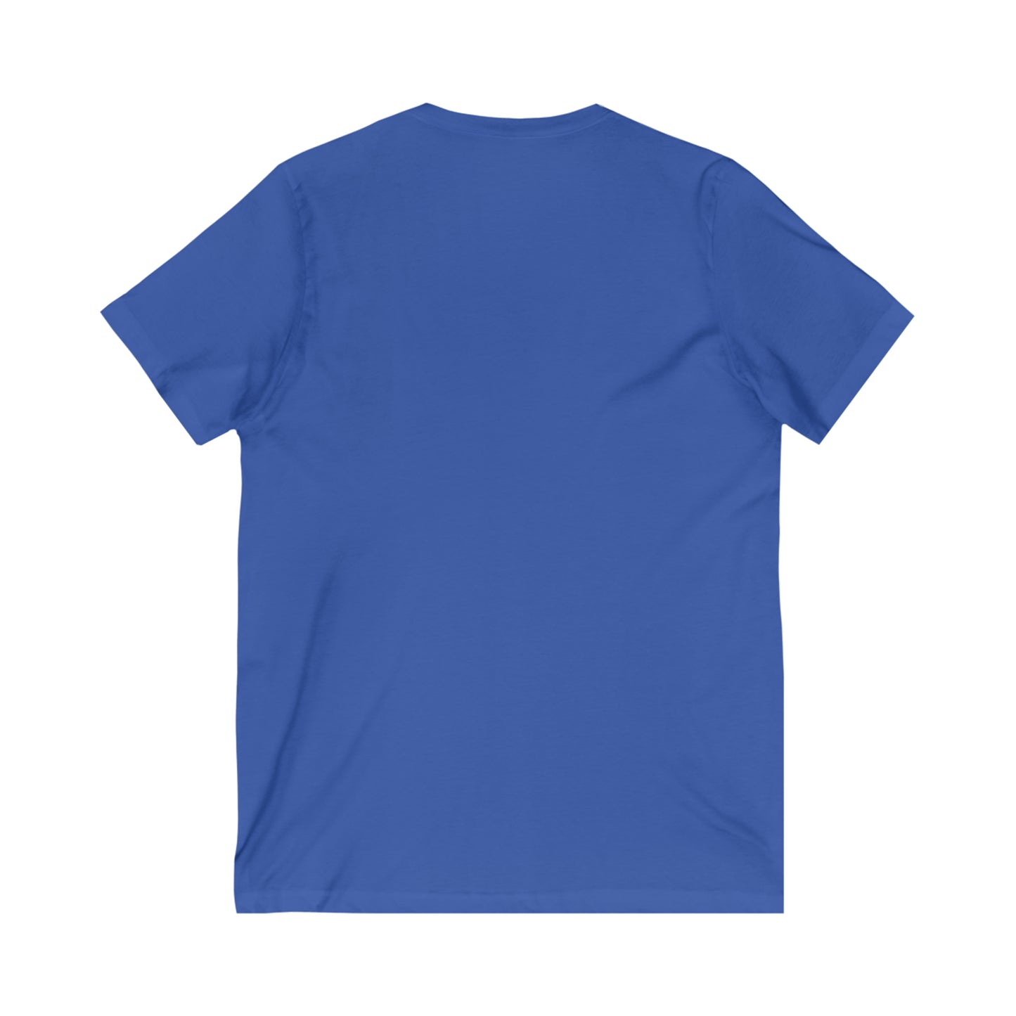 I maybe wrong... Unisex Jersey Short Sleeve V-Neck Tee