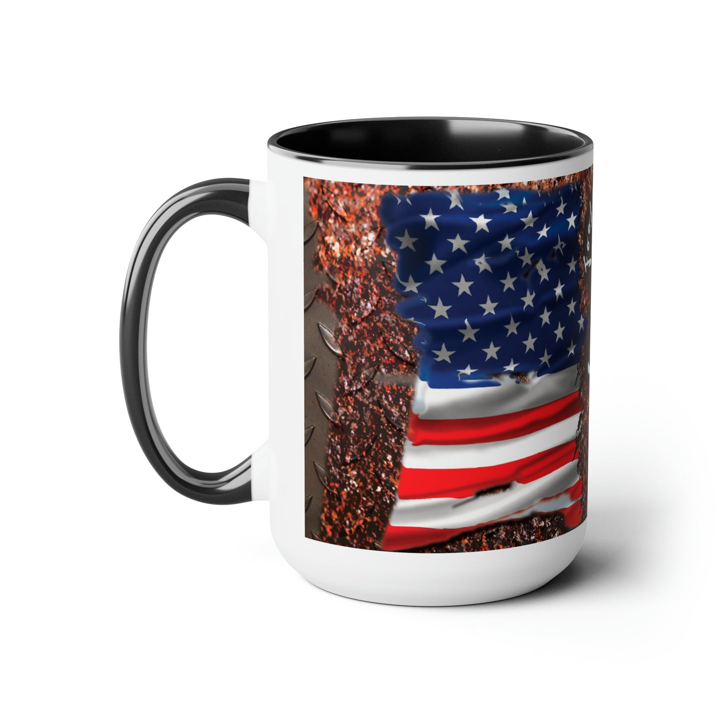 Football Dad Two-Tone Coffee Mugs, 15oz