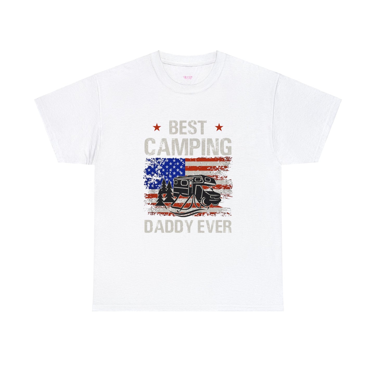 Best Camping Dad Ever Unisex Heavy Cotton Tee
