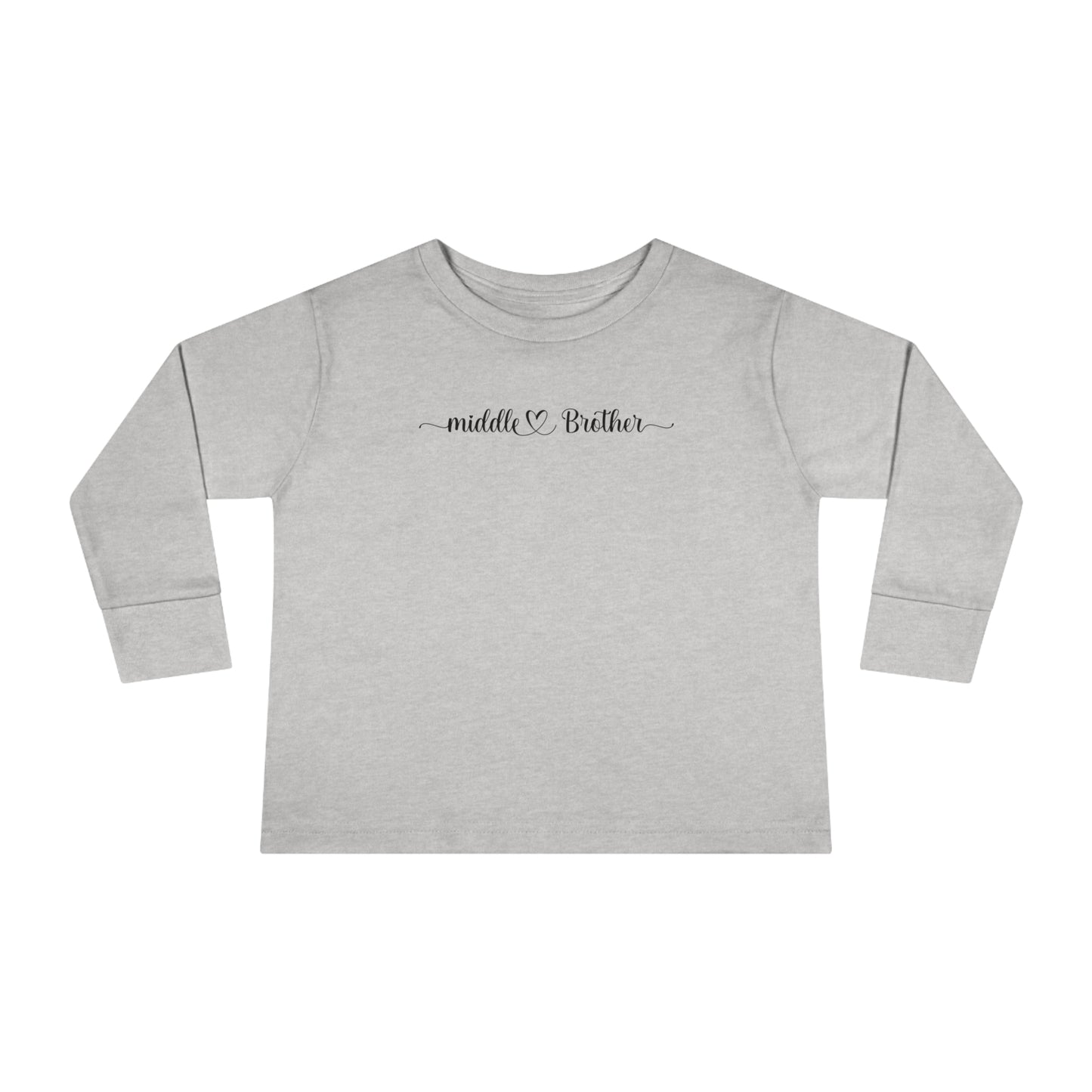 Middle Brother Toddler Long Sleeve Tee