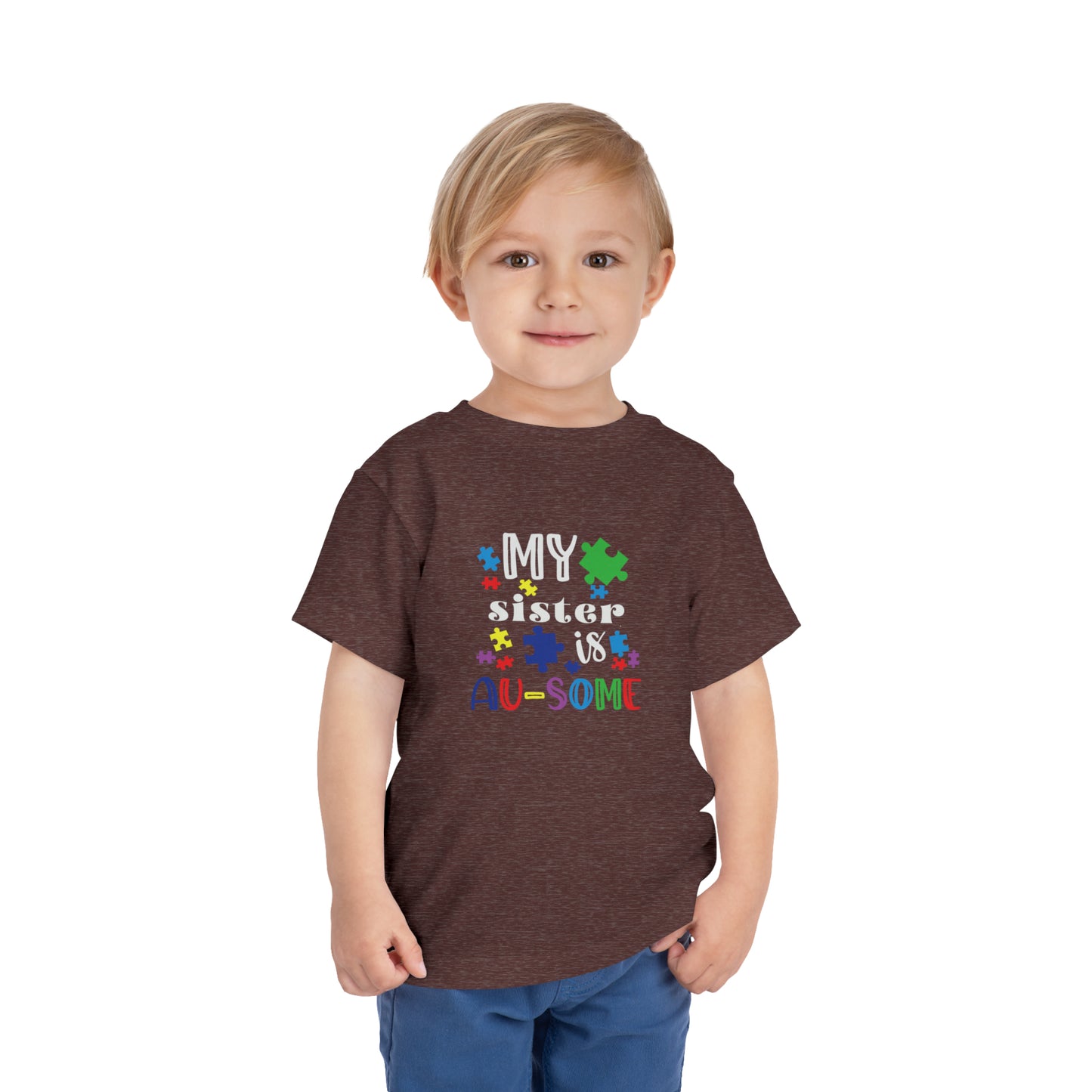 My Sister is Au-some Toddler Short Sleeve Tee