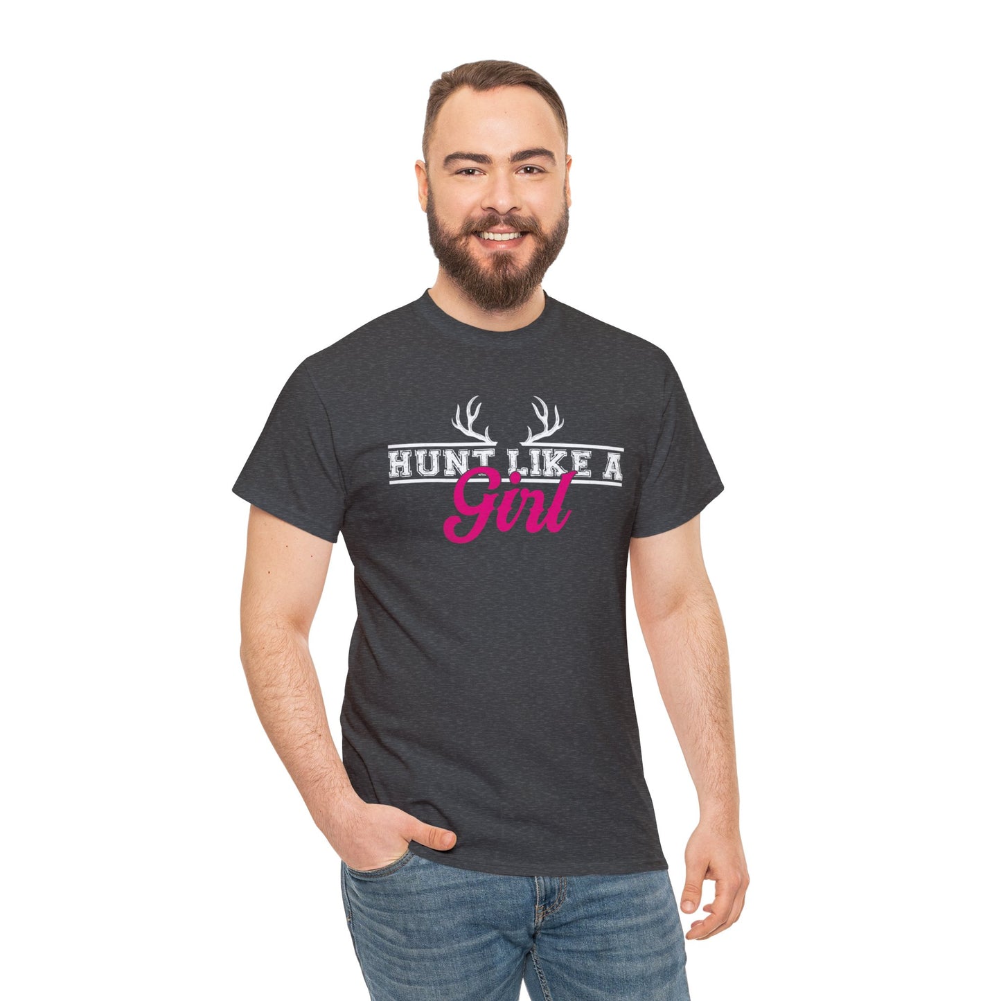 Hunt Like a Girl Unisex Heavy Cotton Tee