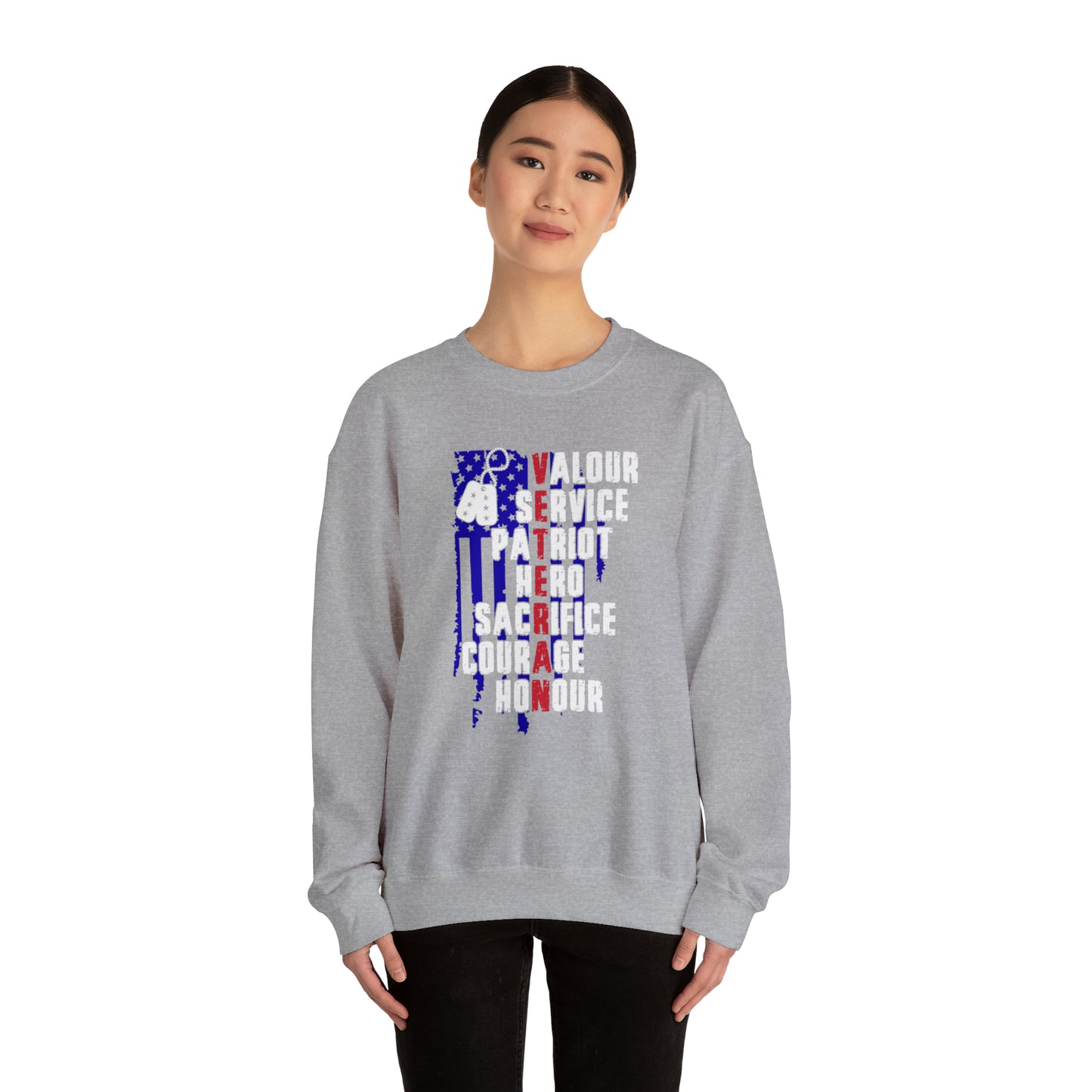 V.E.T.E.R.A.N Unisex Heavy Blend™ Crewneck Sweatshirt
