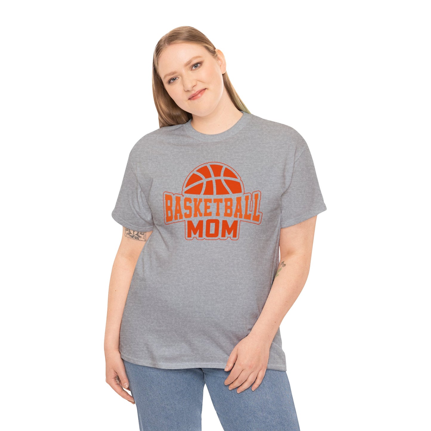 Basketball Mom Unisex Heavy Cotton Tee