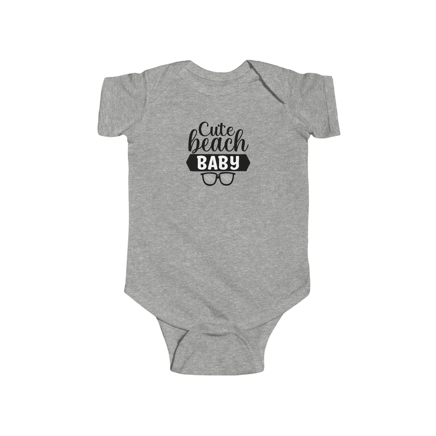 Beach Baby Infant Fine Jersey Bodysuit