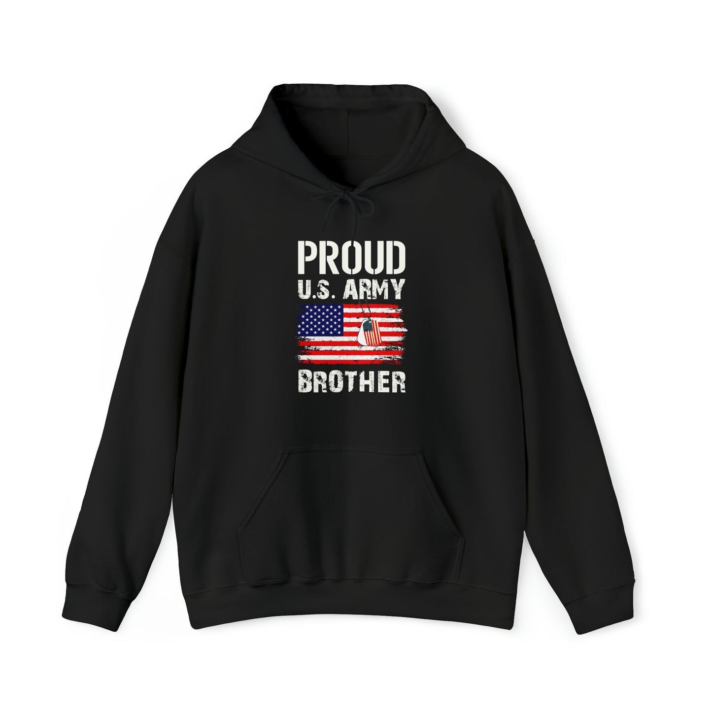 Proud US Army Brother Unisex Heavy Blend™ Hooded Sweatshirt