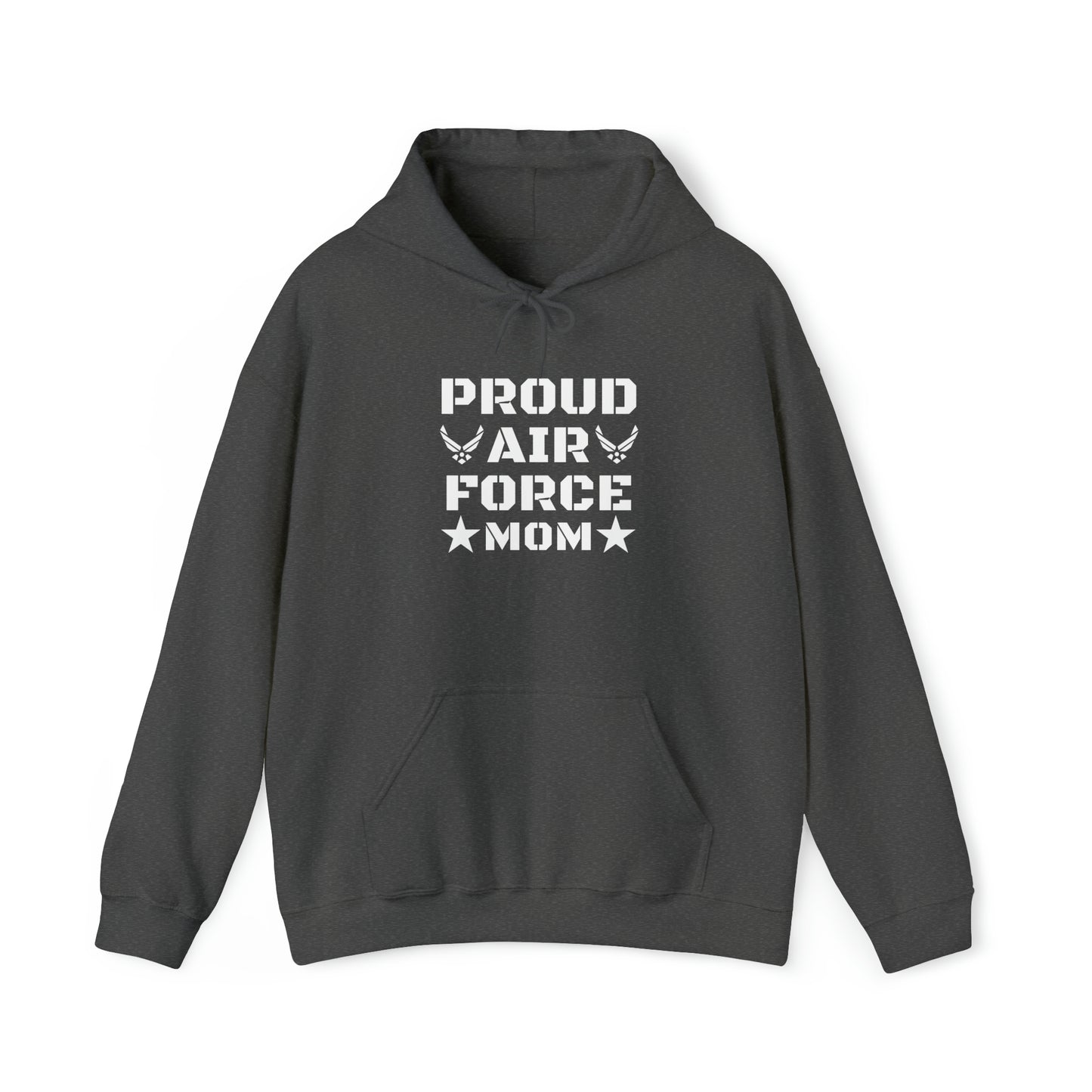Proud Air Force MOM Unisex Heavy Blend™ Hooded Sweatshirt