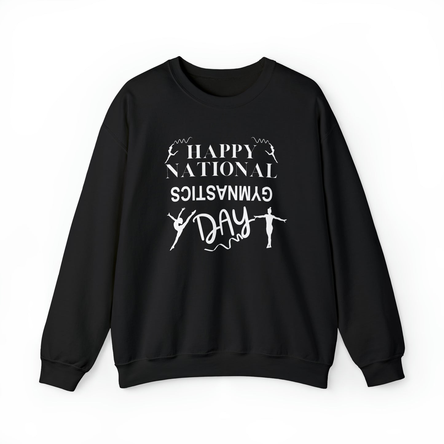 Happy National Gymnastics Day Unisex Heavy Blend™ Crewneck Sweatshirt