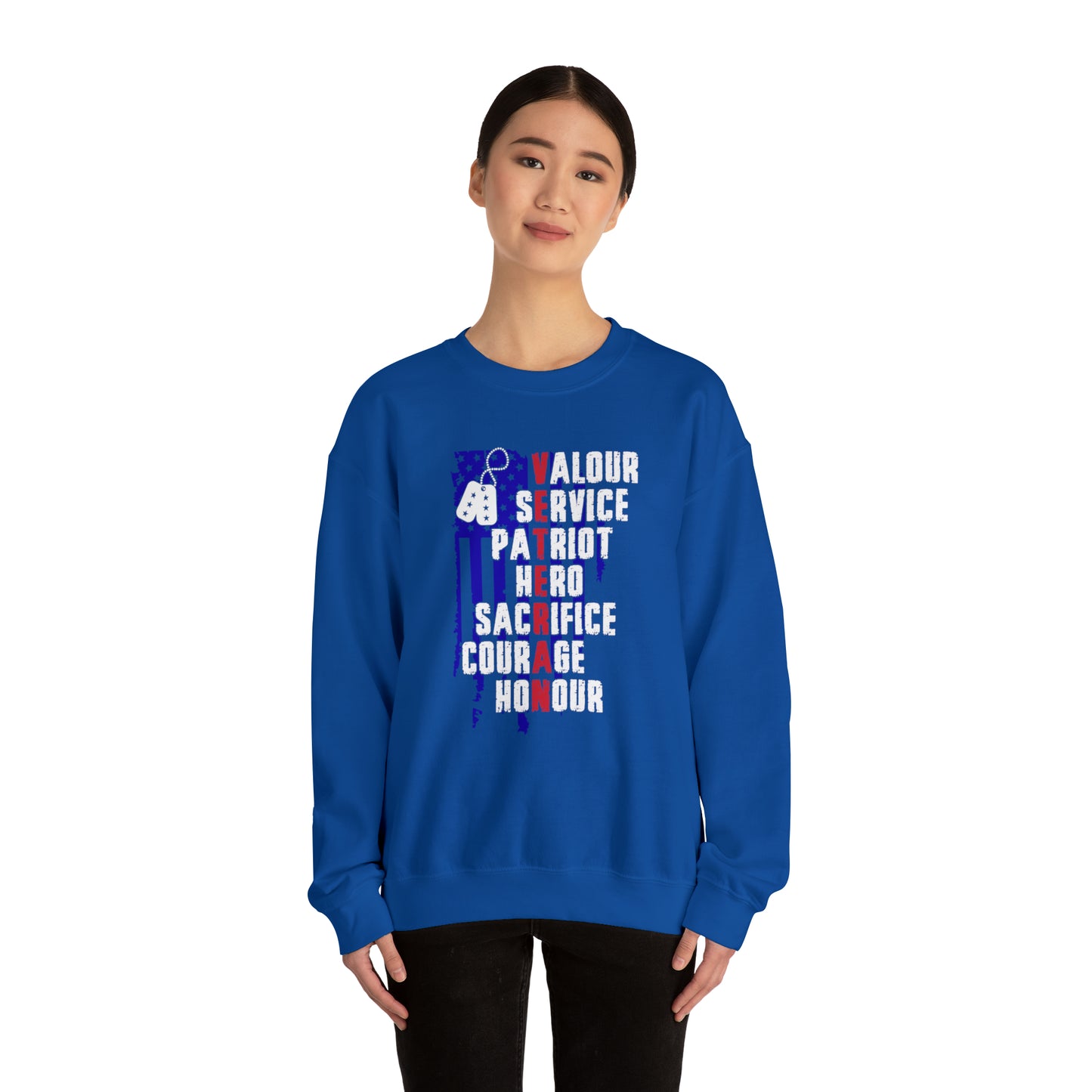 V.E.T.E.R.A.N Unisex Heavy Blend™ Crewneck Sweatshirt