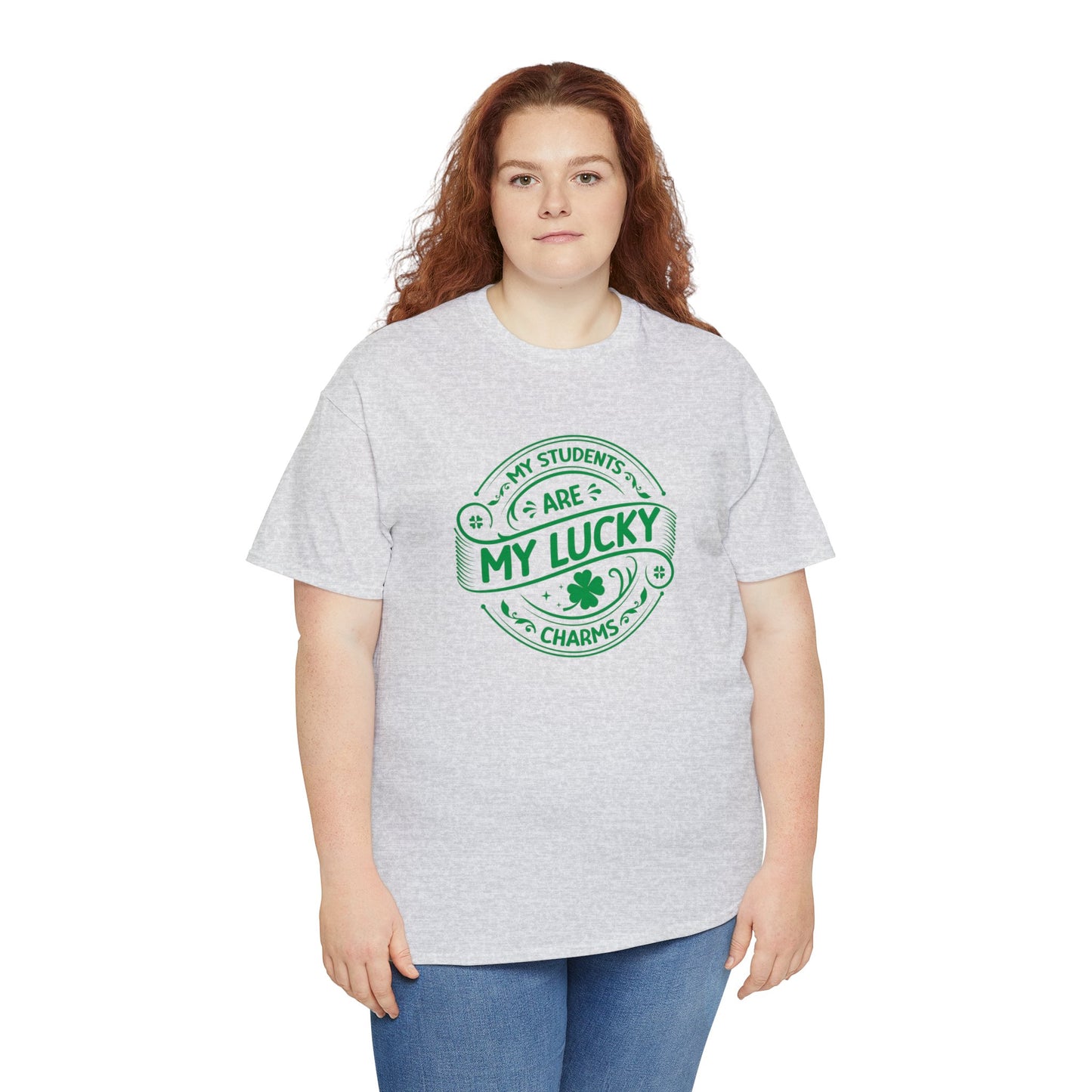 My Students Are My Lucky Charms St Patricks day shirt Unisex Heavy Cotton Tee