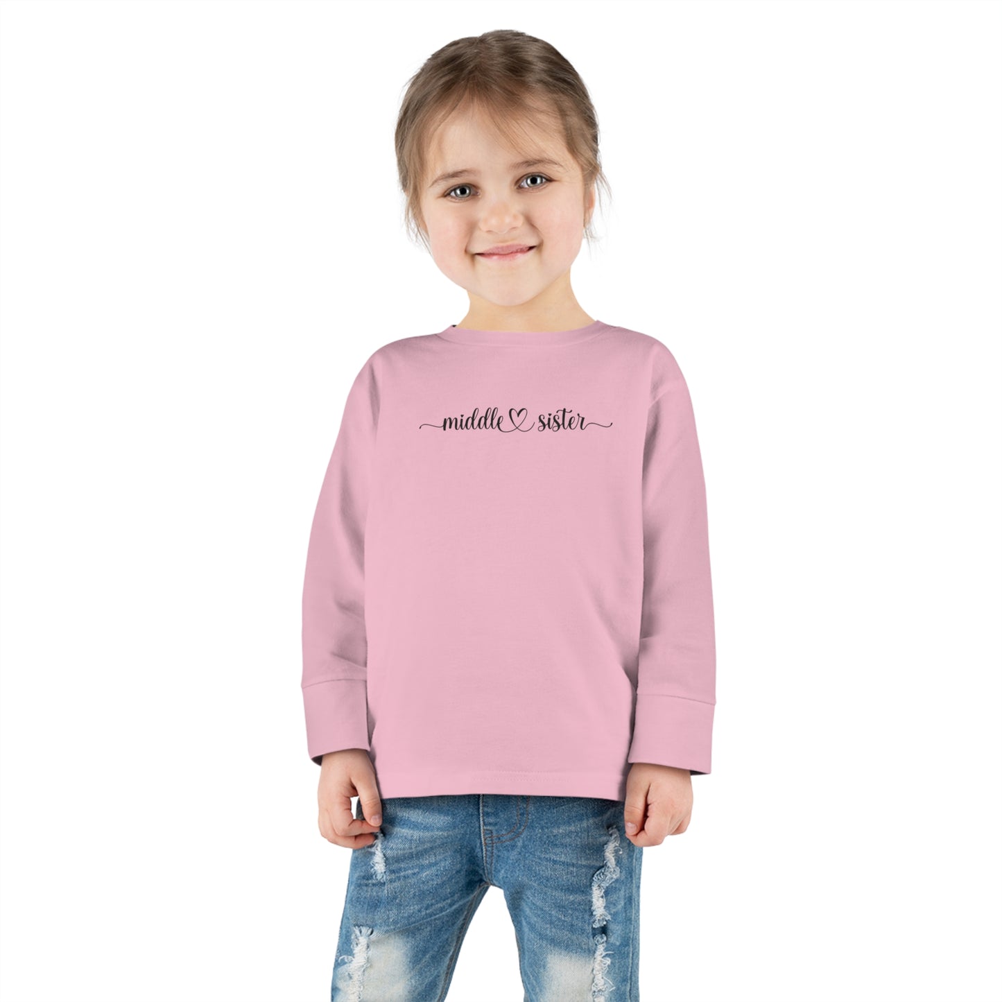 Middle Sister Toddler Long Sleeve Tee