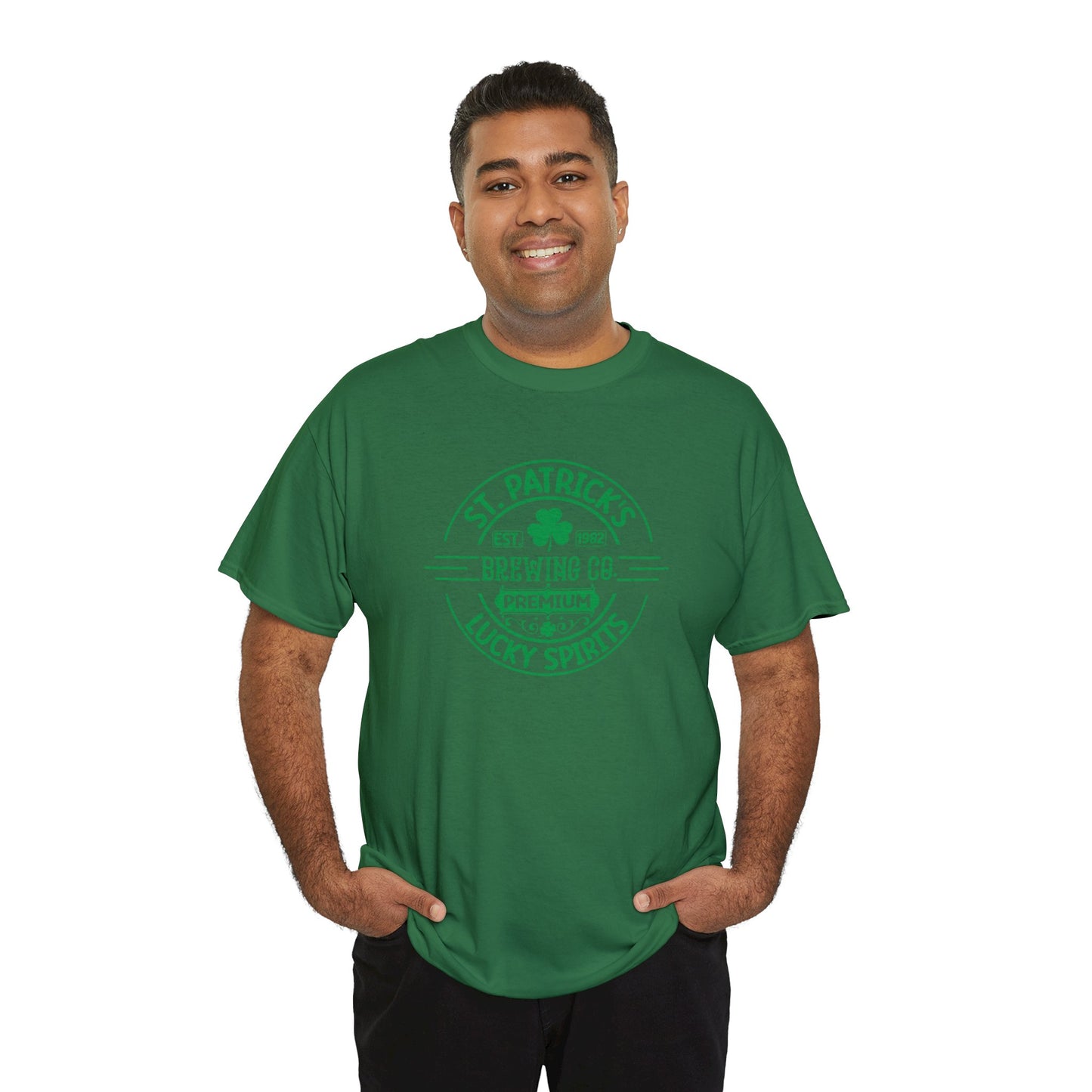 St. Patrick's Brewing Co. Style 3 Unisex Heavy Cotton Tee