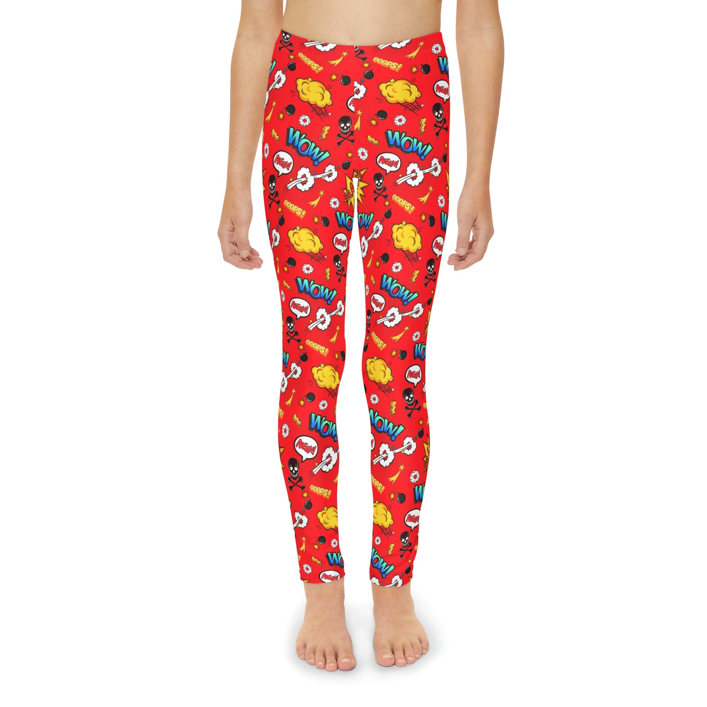 Superhero Inspired Youth Full-Length Leggings