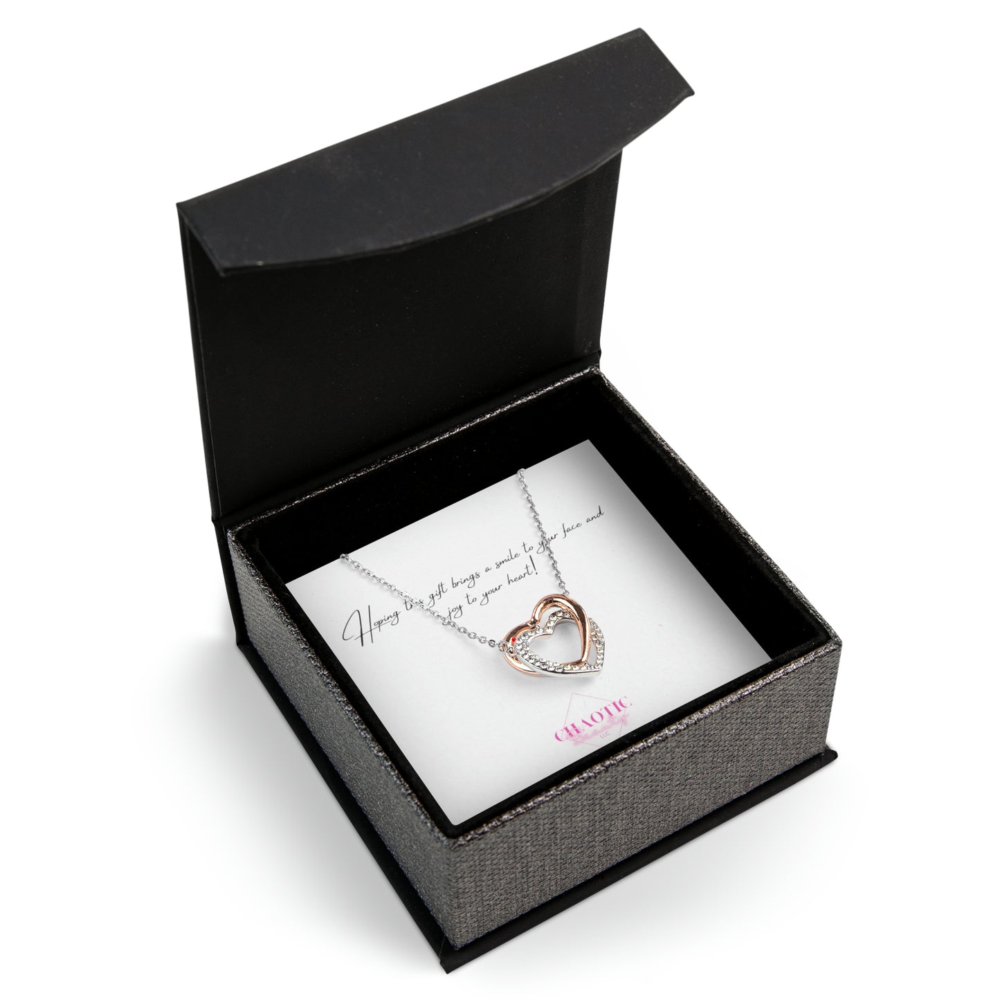 Gorgeous Twin Hearts Necklace