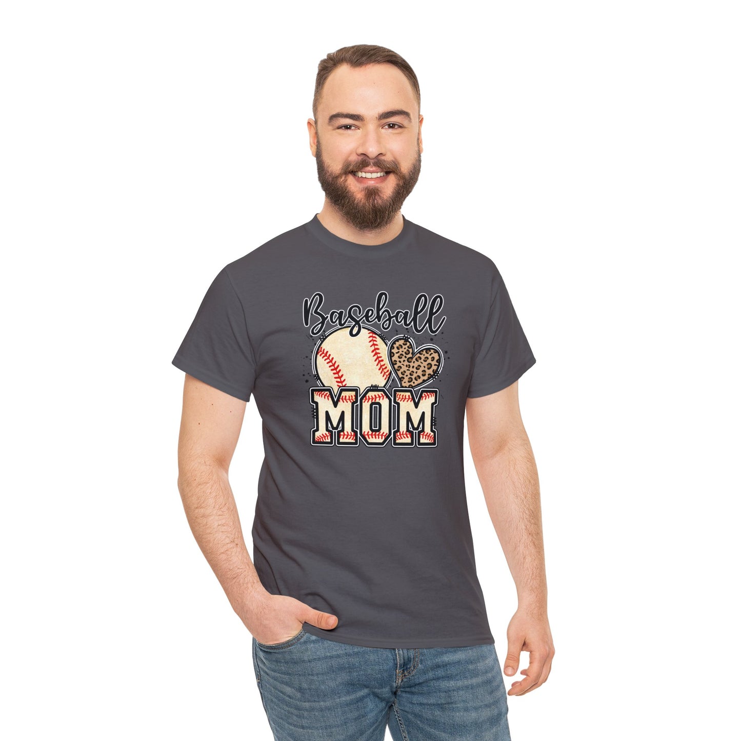 Baseball MOM shirt Unisex Heavy Cotton Tee