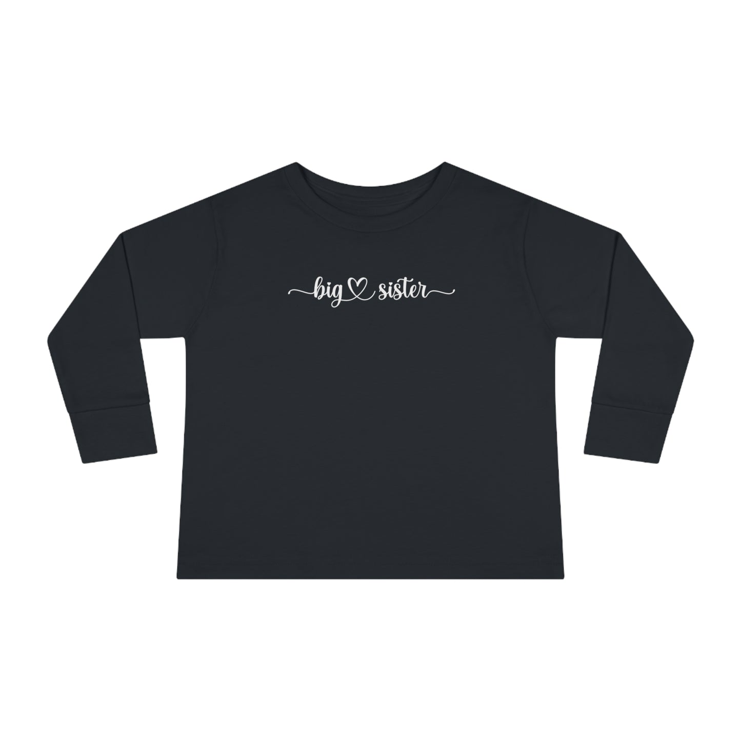 Big Sister Toddler Long Sleeve Tee