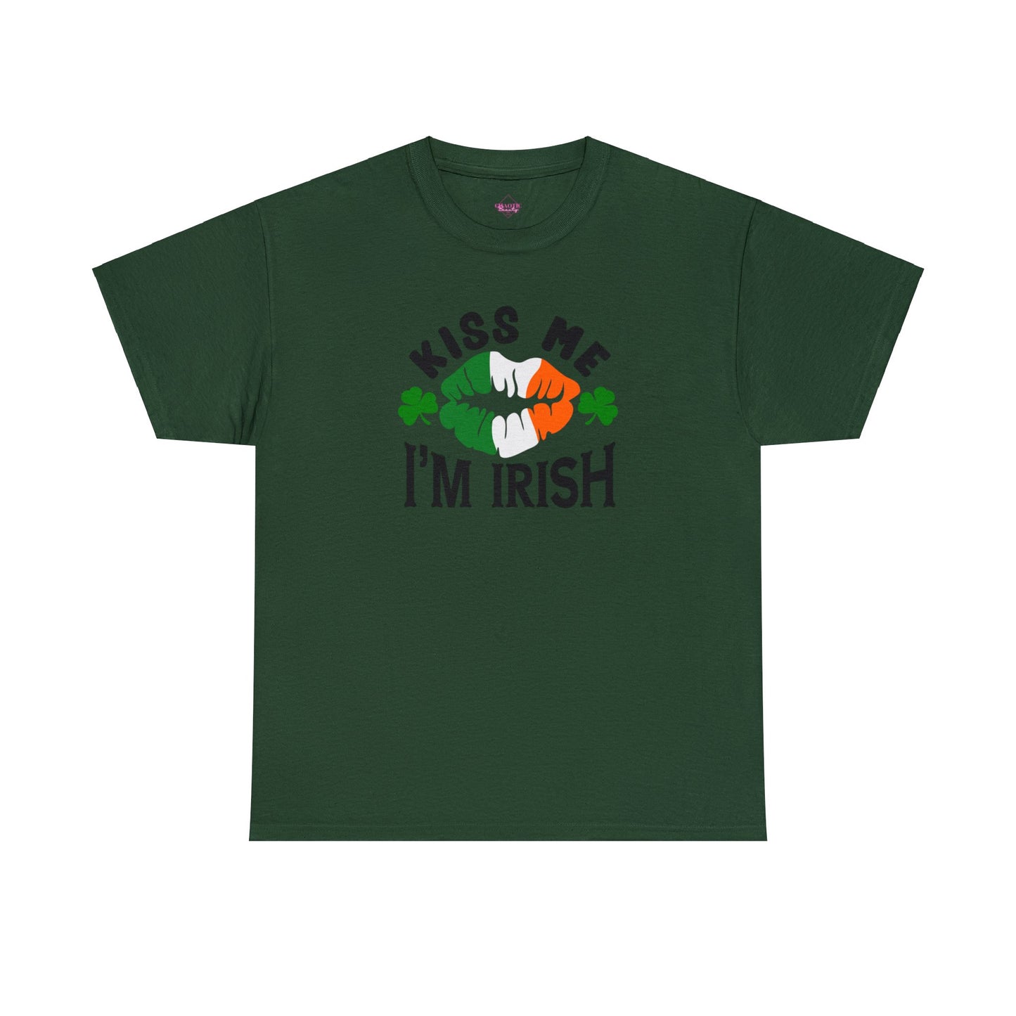 Kiss Me Im Irish St Patricks Day Unisex Heavy Cotton Tee