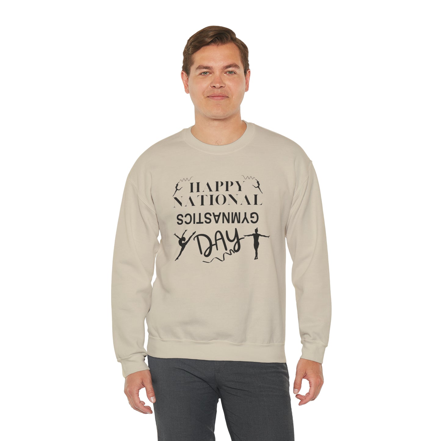 Happy National Gymnastics Day Unisex Heavy Blend™ Crewneck Sweatshirt