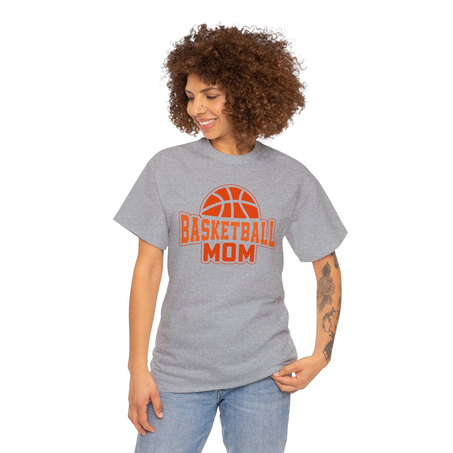 Basketball Mom Unisex Heavy Cotton Tee