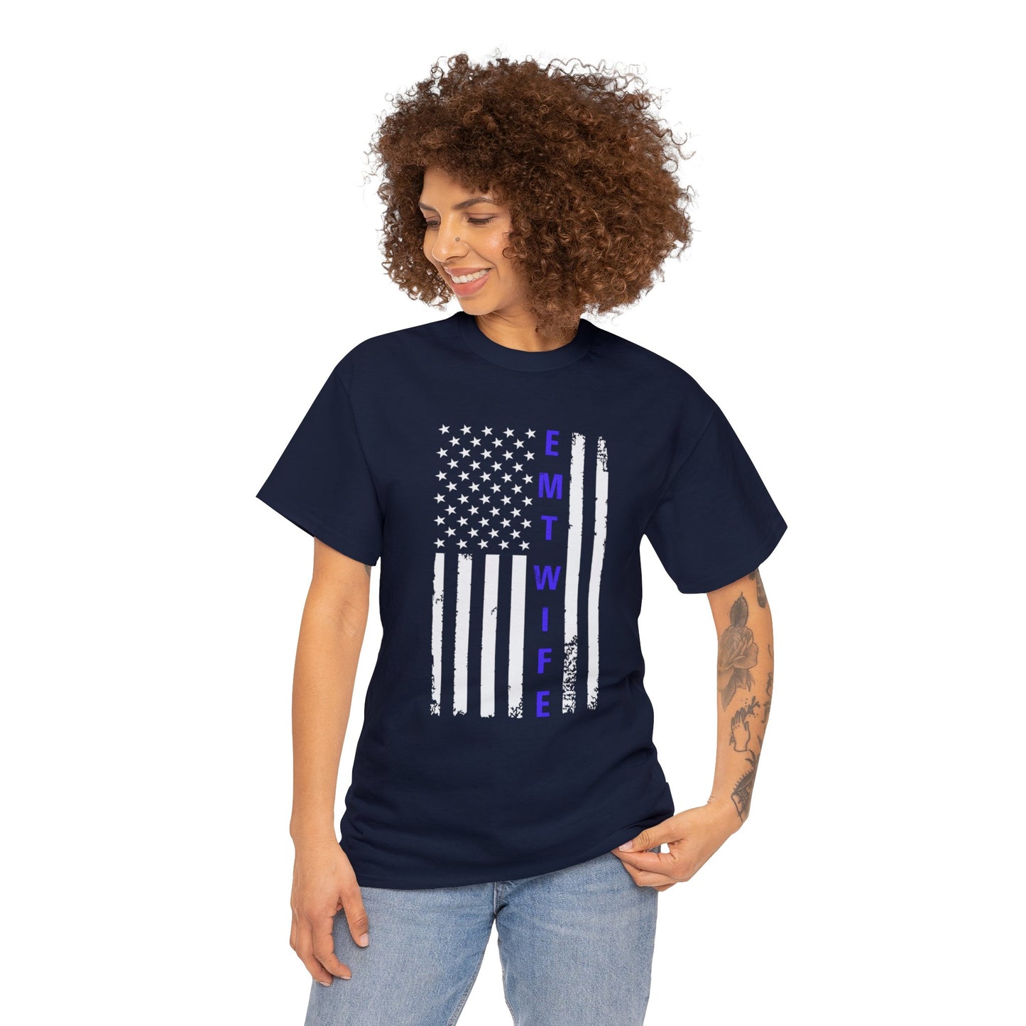 EMT Wife Unisex Heavy Cotton Tee