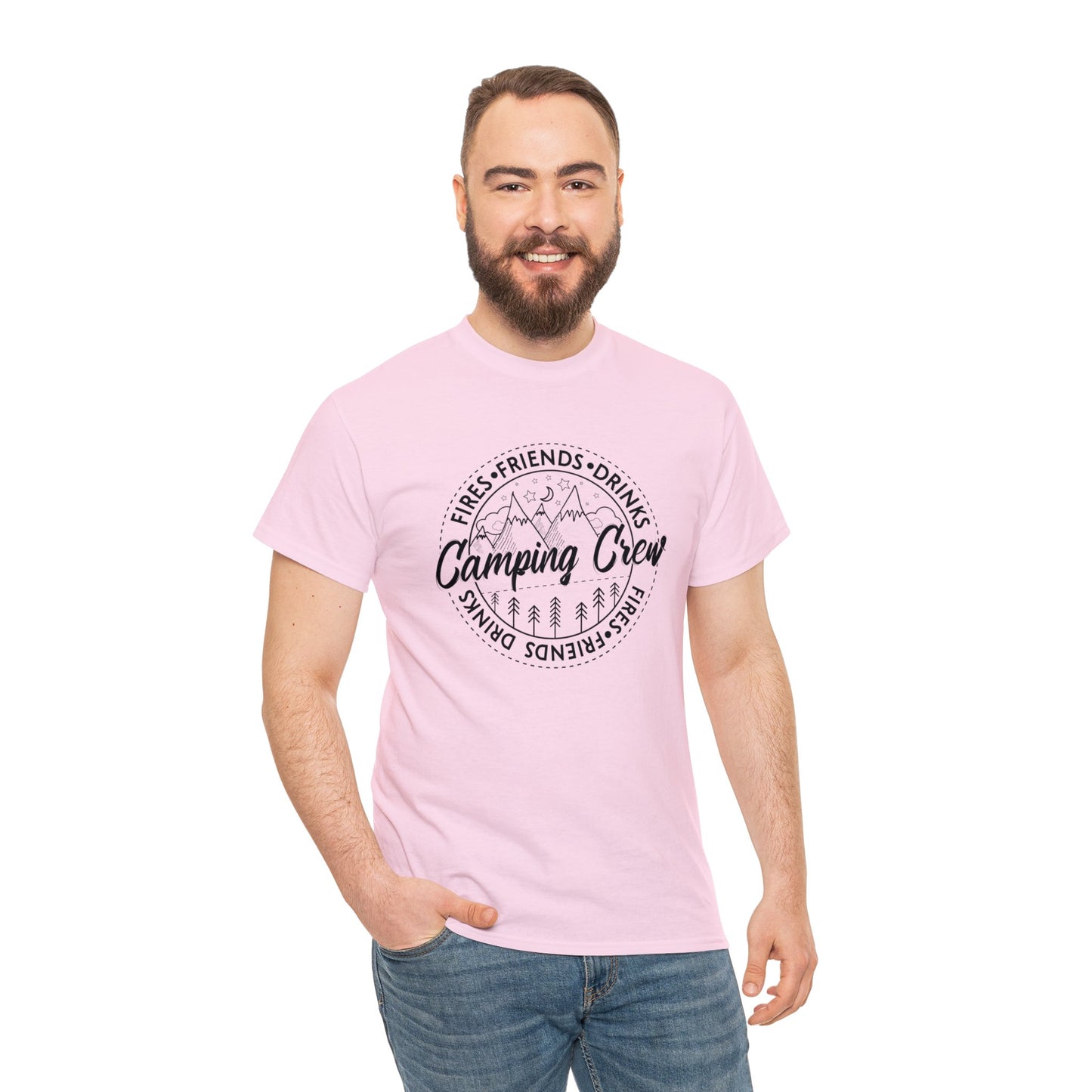 Camping Crew Unisex Heavy Cotton Tee