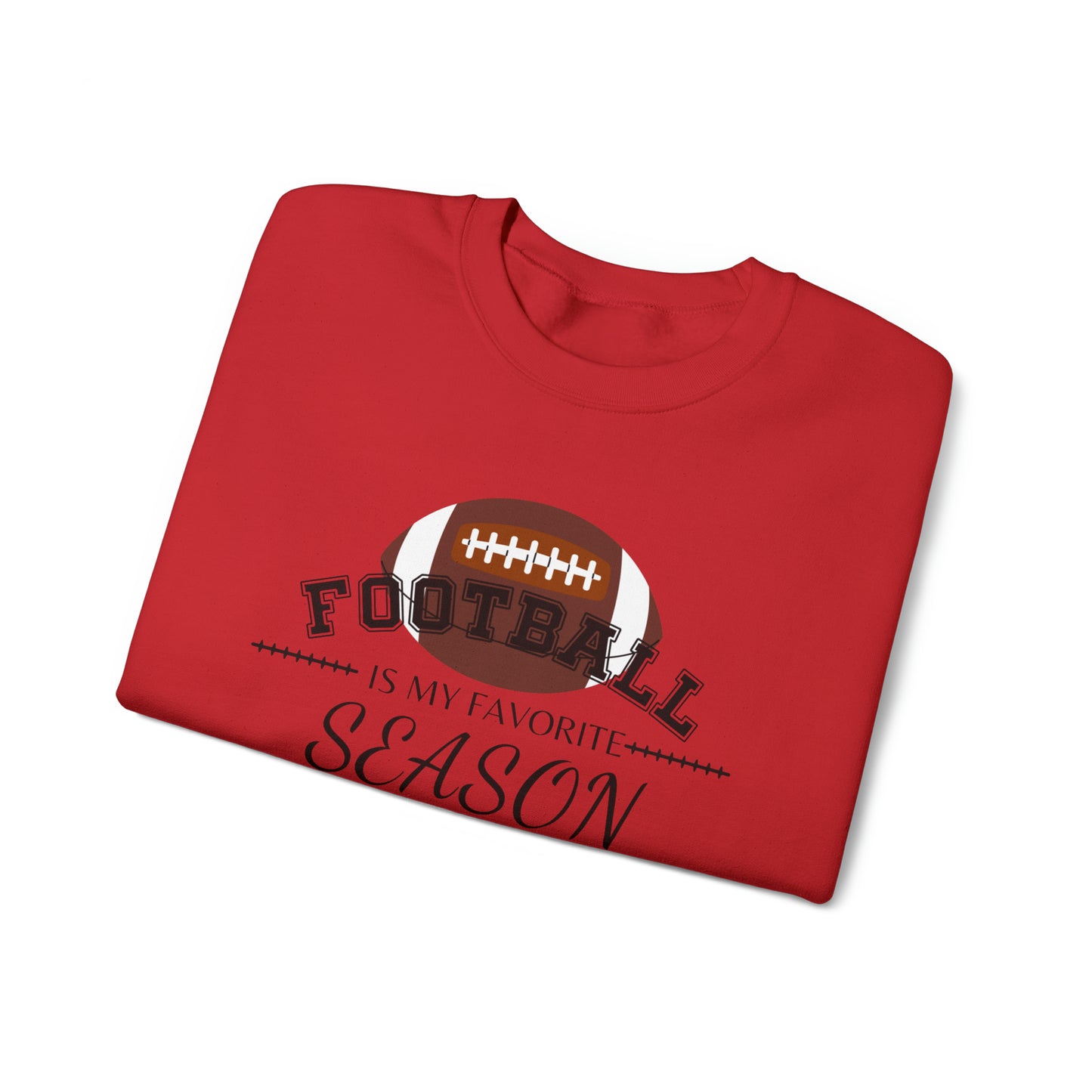 Football is My Favorite Season Unisex Heavy Blend™ Crewneck Sweatshirt