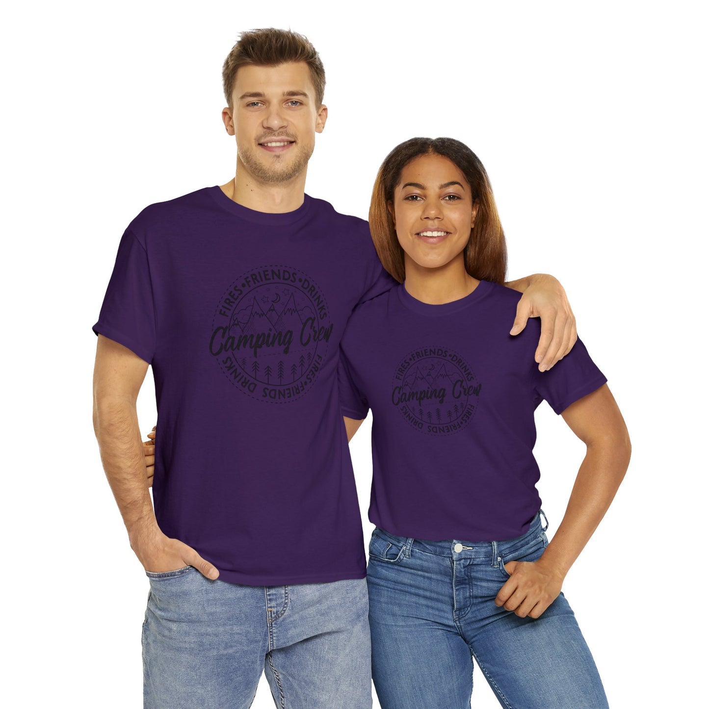 Camping Crew Unisex Heavy Cotton Tee