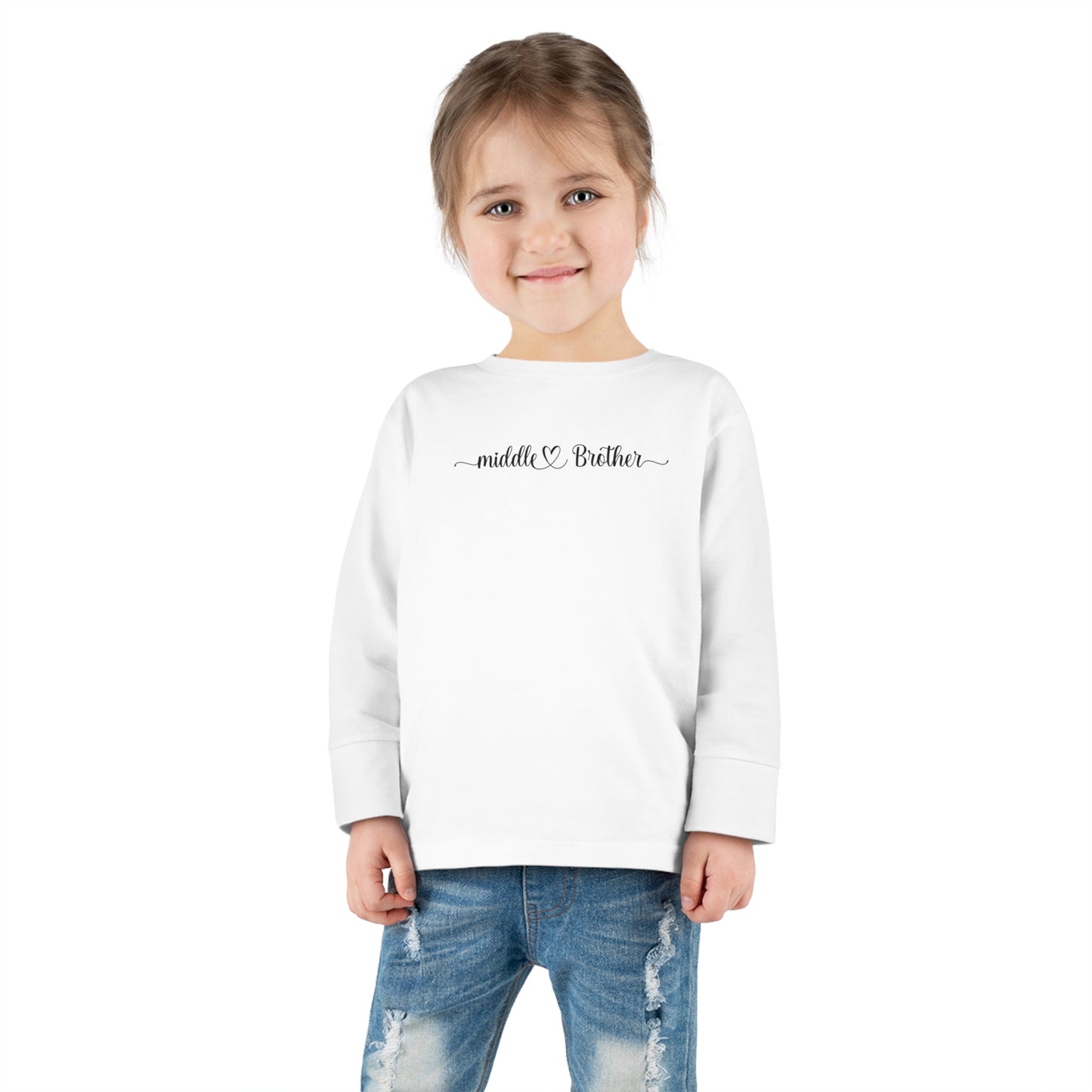 Middle Brother Toddler Long Sleeve Tee