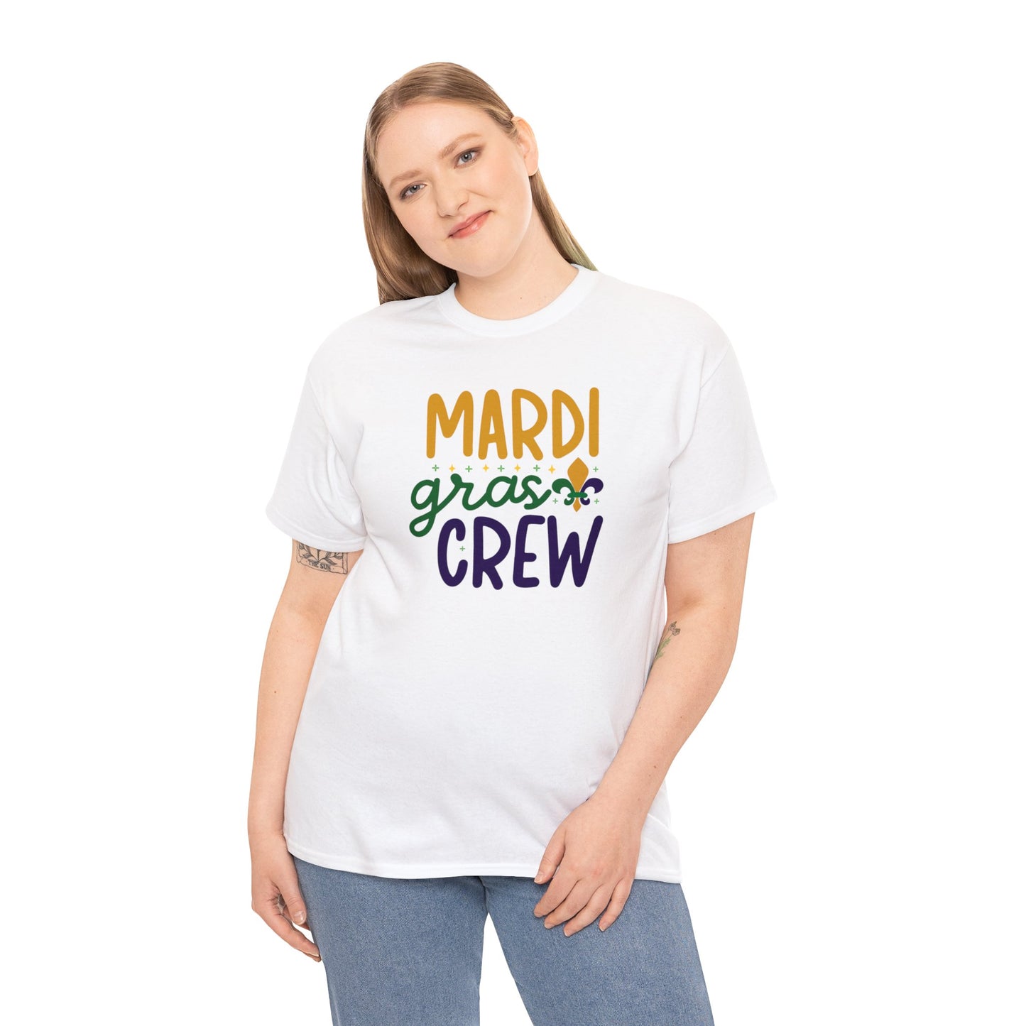 Mardi Gras Crew #2 Unisex Heavy Cotton Tee