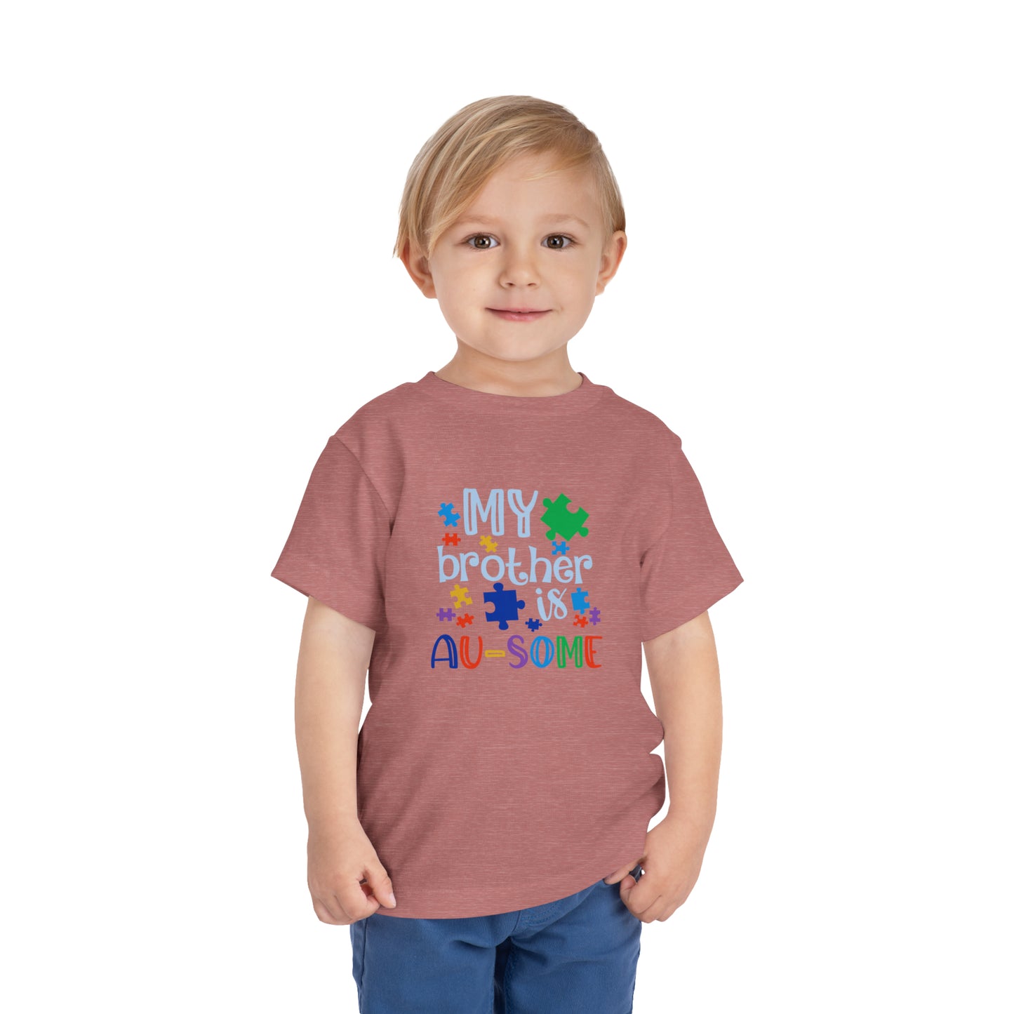 My Brother Is Au-some Toddler Short Sleeve Tee