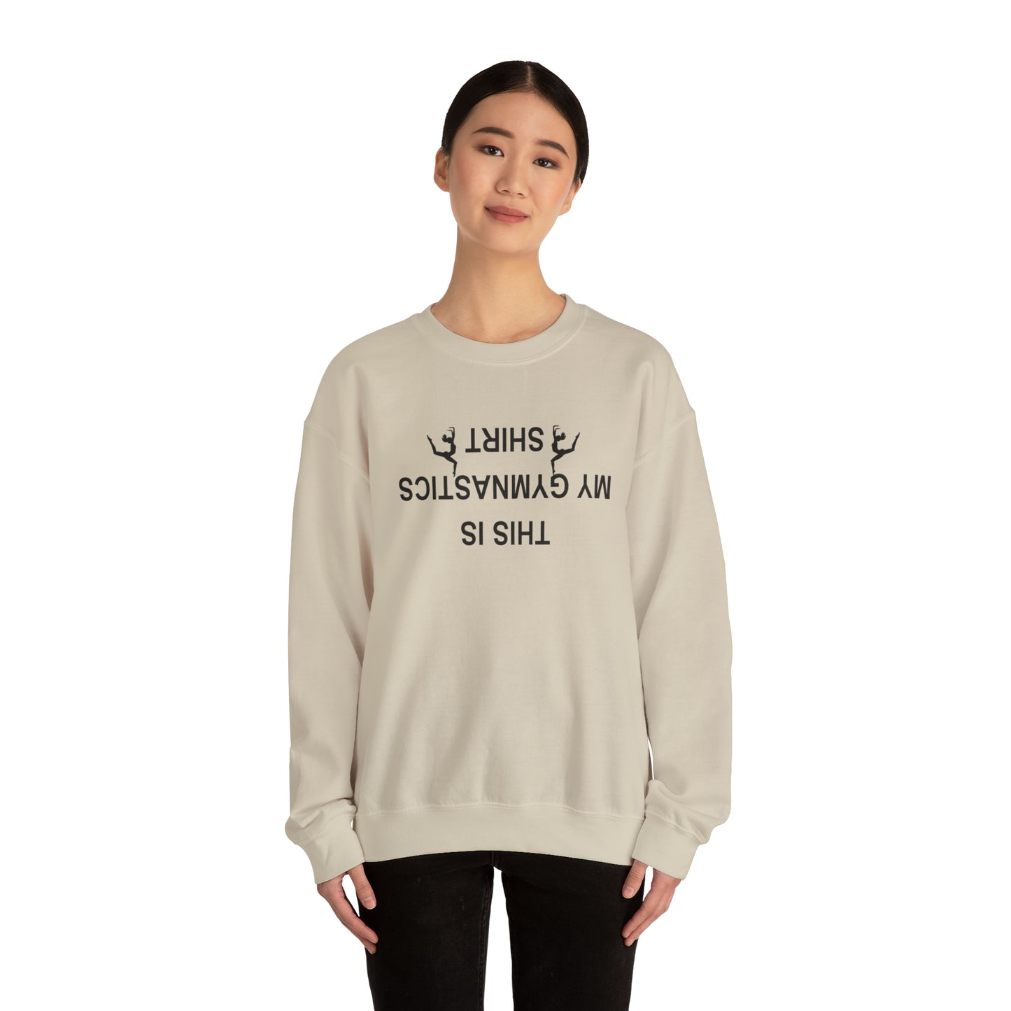 This is My Gymnastics Shirt (upside down) Unisex Heavy Blend™ Crewneck Sweatshirt