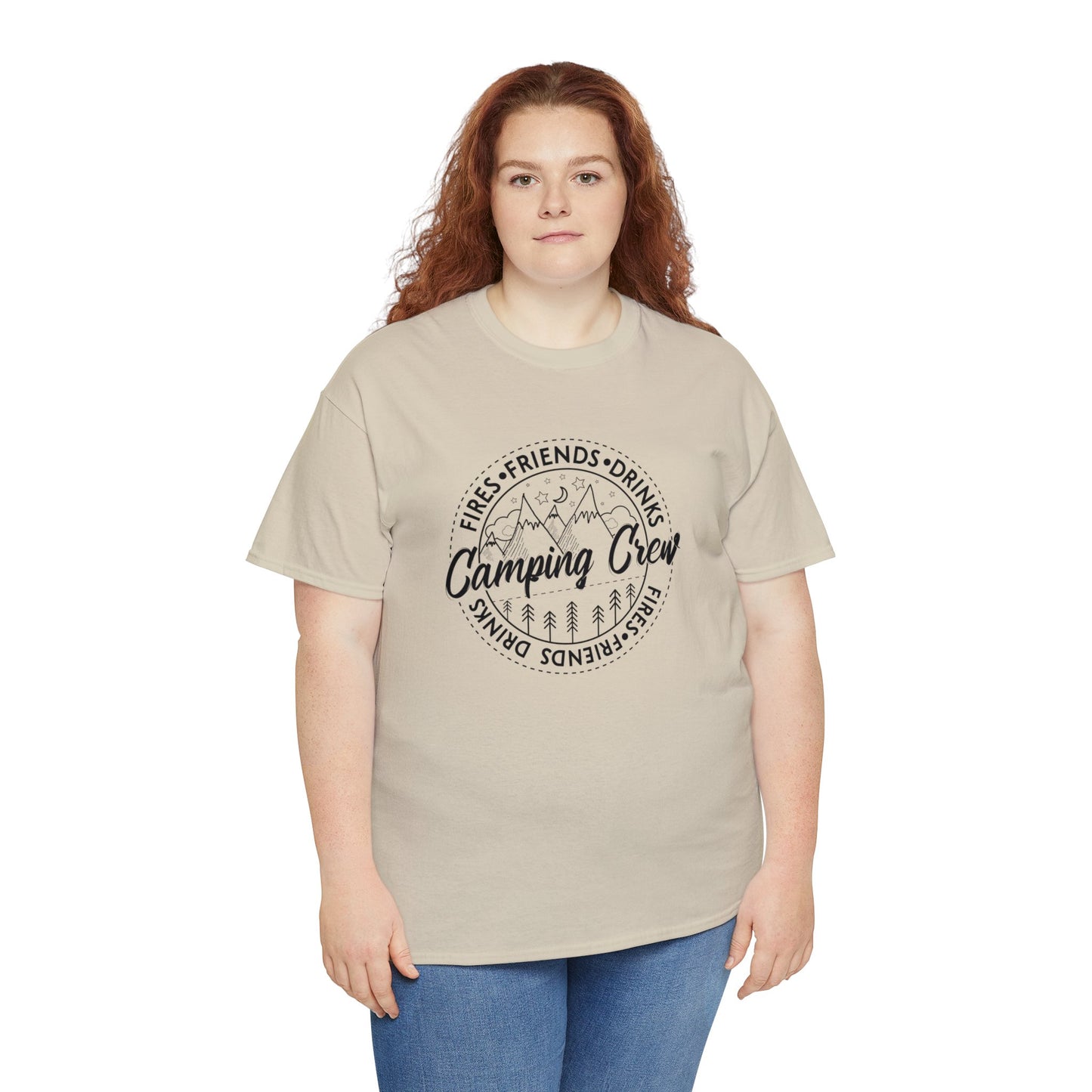 Camping Crew Unisex Heavy Cotton Tee
