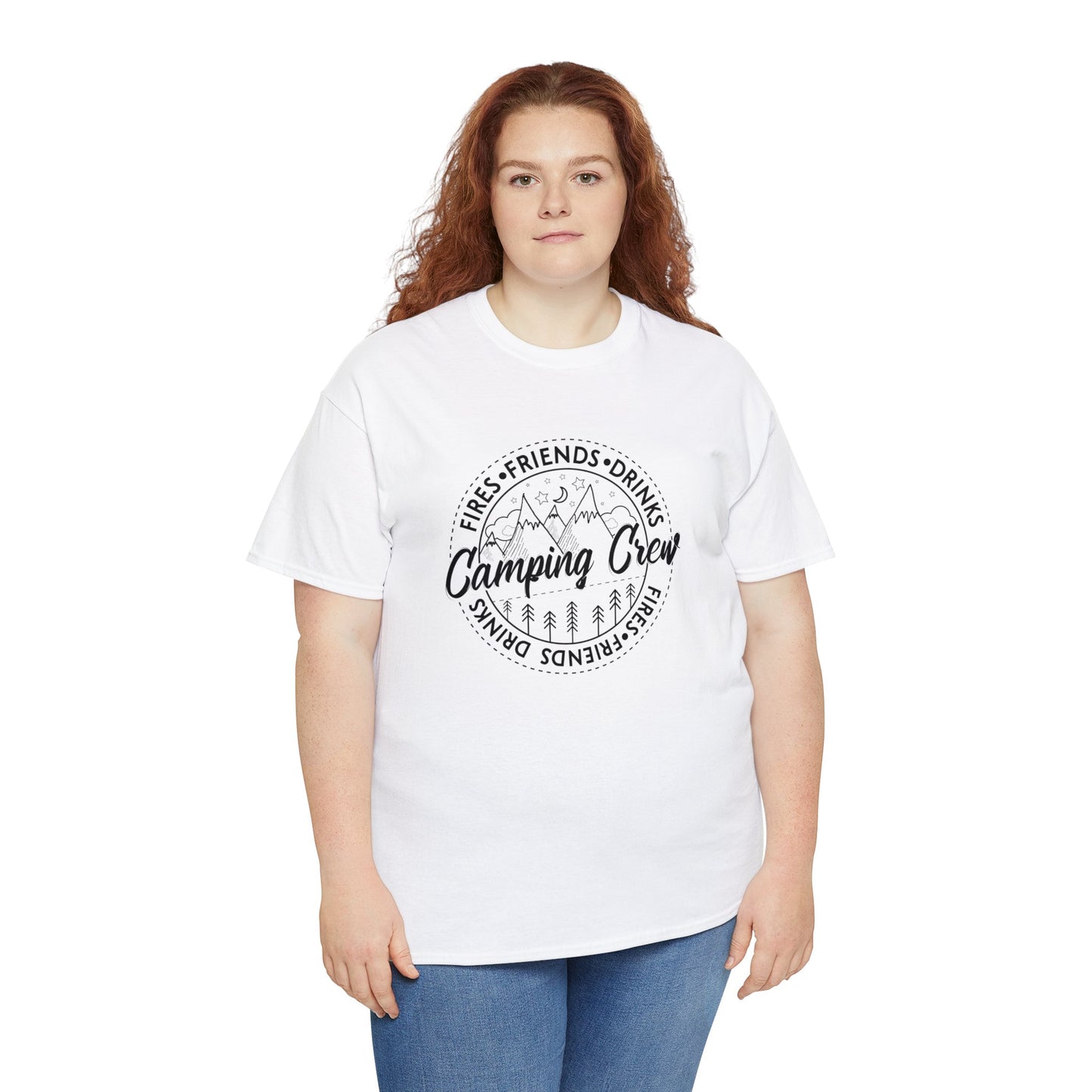 Camping Crew Unisex Heavy Cotton Tee