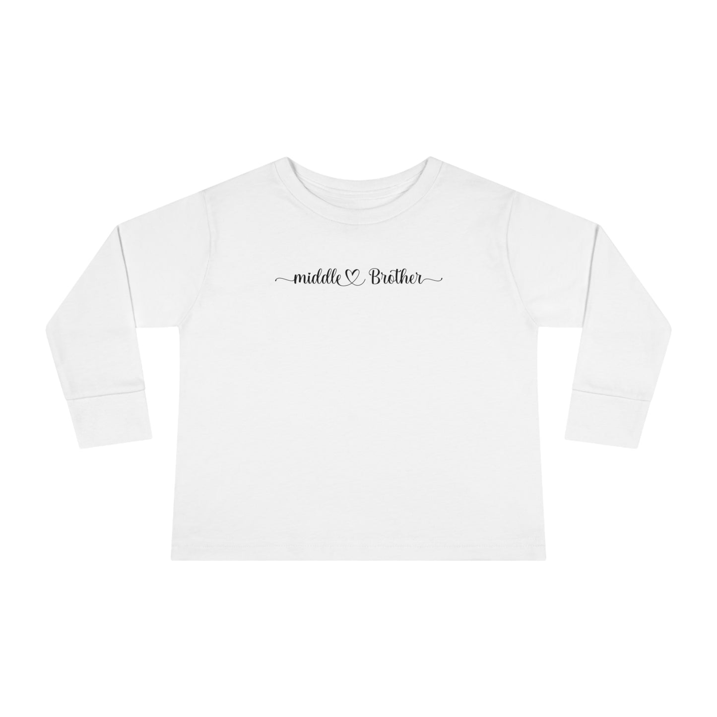 Middle Brother Toddler Long Sleeve Tee