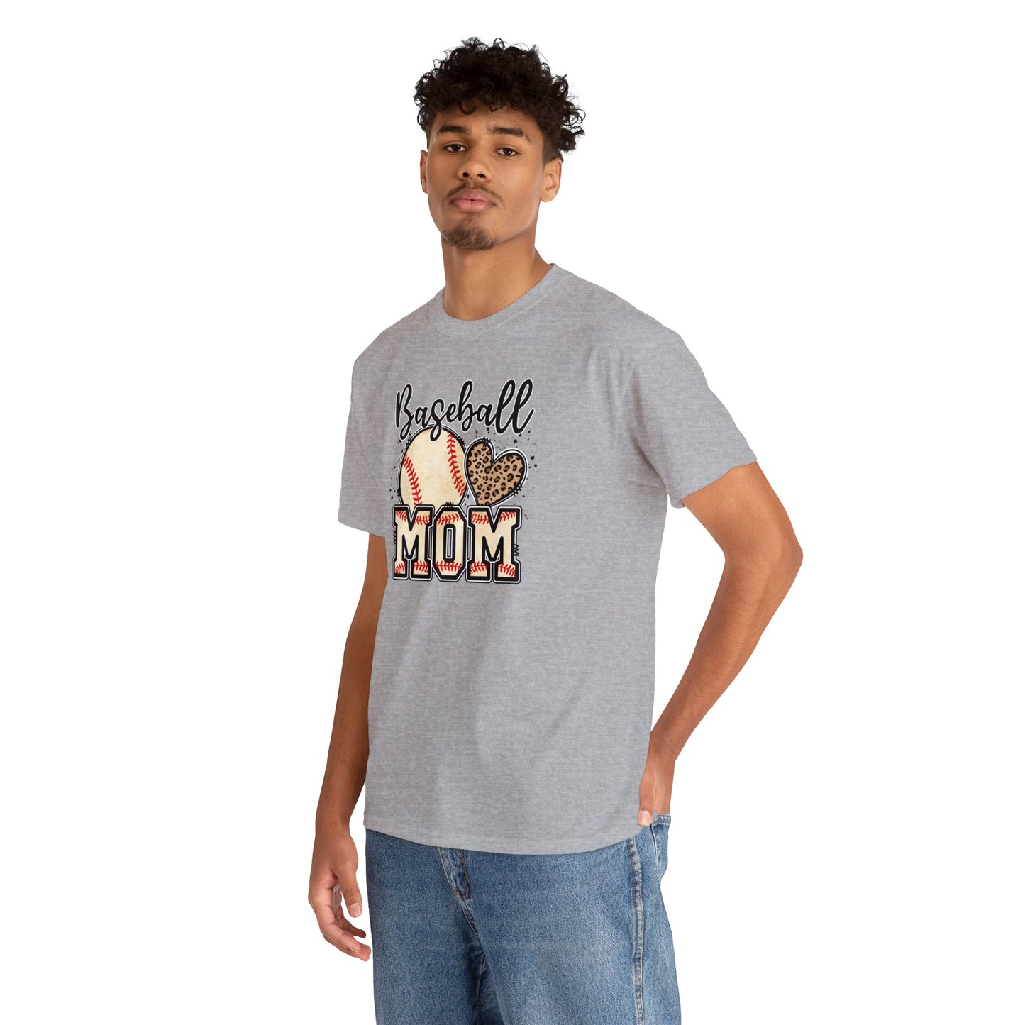 Baseball MOM shirt Unisex Heavy Cotton Tee