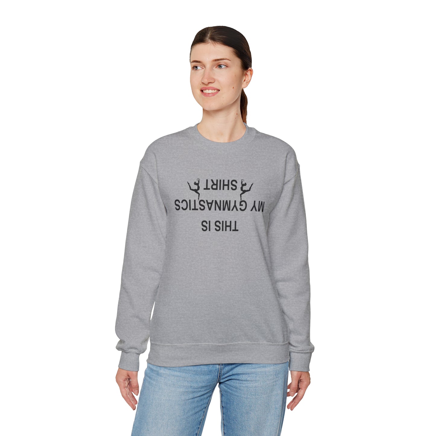 This is My Gymnastics Shirt (upside down) Unisex Heavy Blend™ Crewneck Sweatshirt