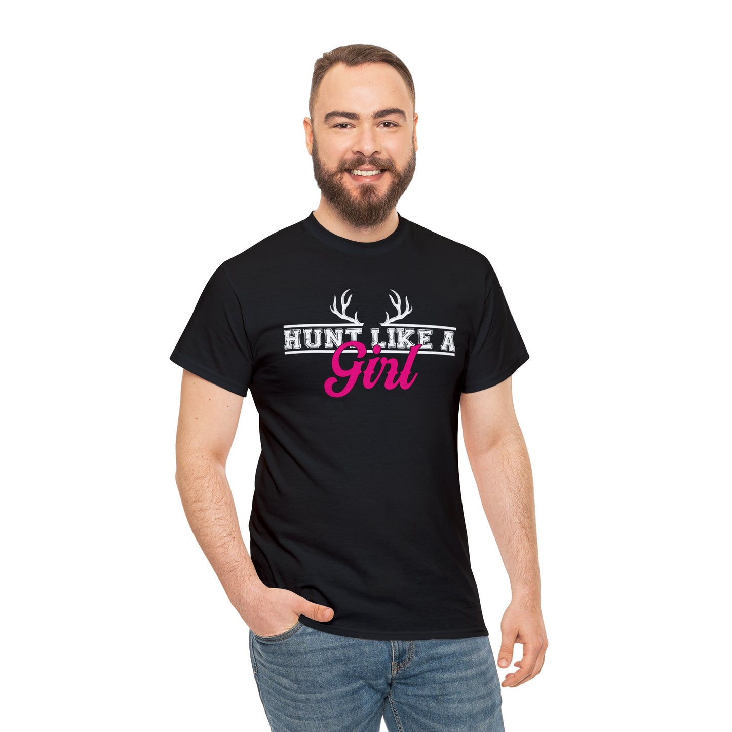Hunt Like a Girl Unisex Heavy Cotton Tee