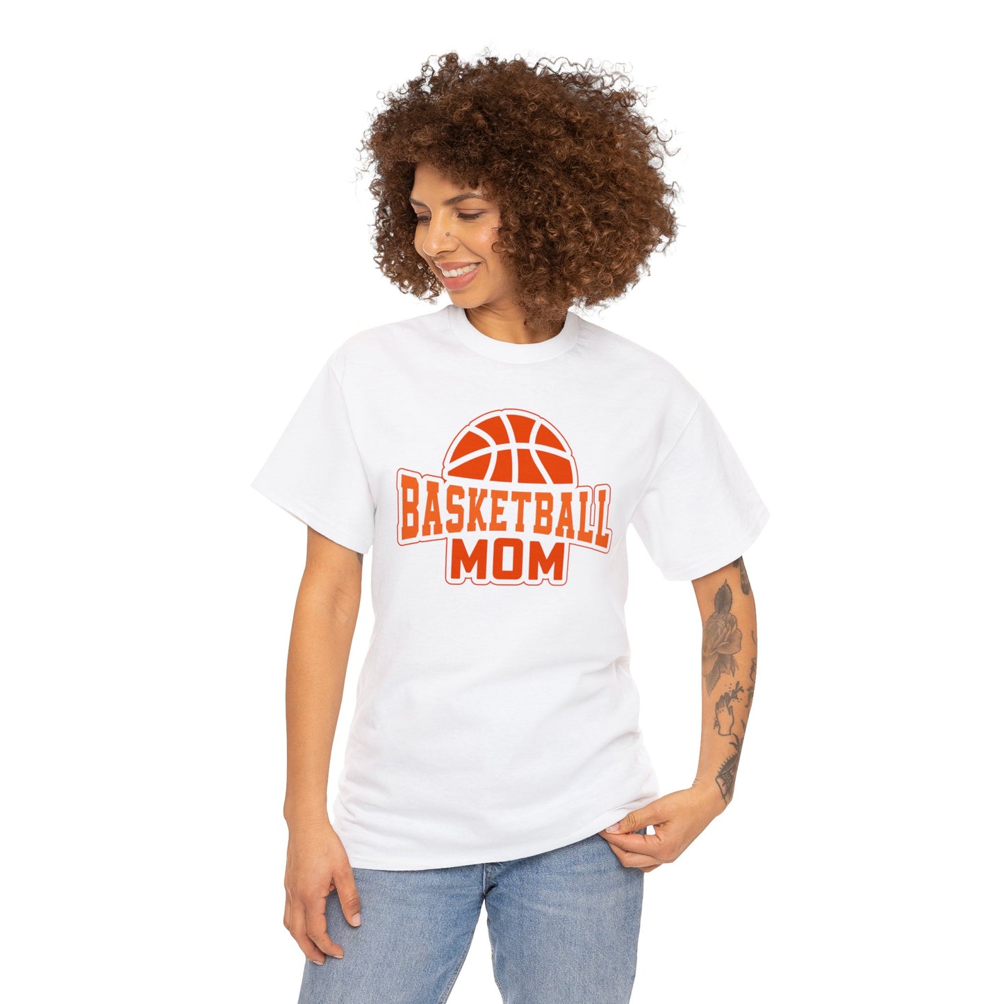 Basketball Mom Unisex Heavy Cotton Tee