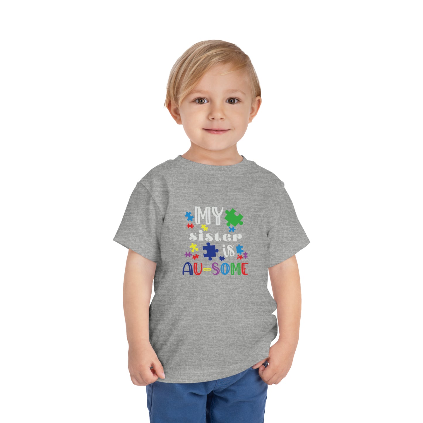 My Sister is Au-some Toddler Short Sleeve Tee