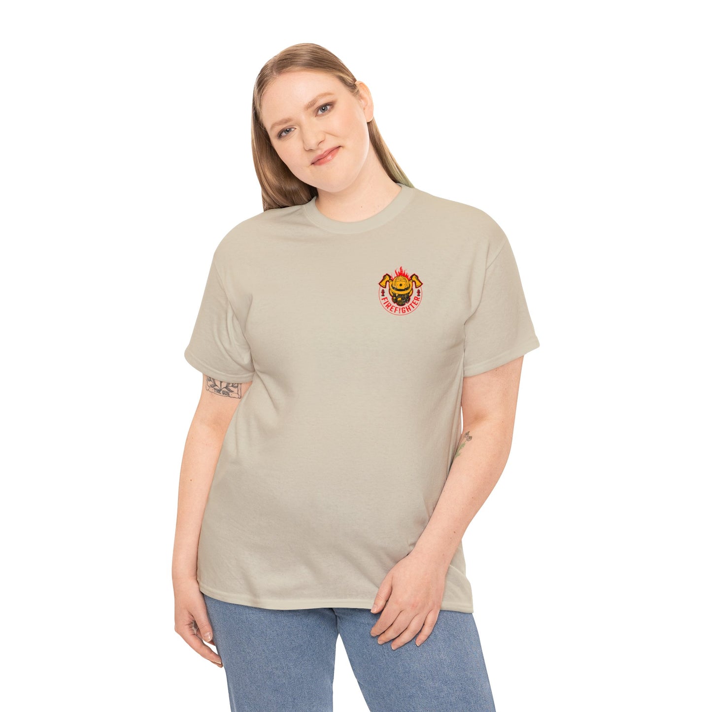 My Father is A Firefighter What's Your Superpower Unisex Heavy Cotton Tee