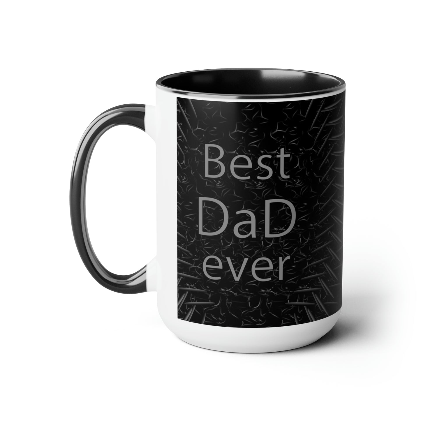 Best DAD ever Two-Tone Coffee Mugs, 15oz